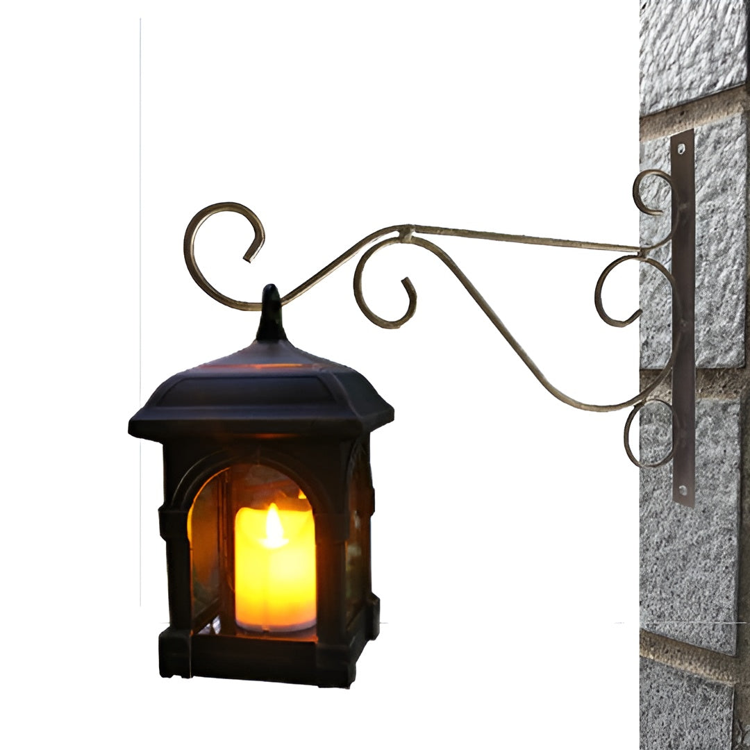 LED-Solarleuchte in Hausform – Wasserdichte Gartenbeleuchtung für Außenbereiche - Lampe