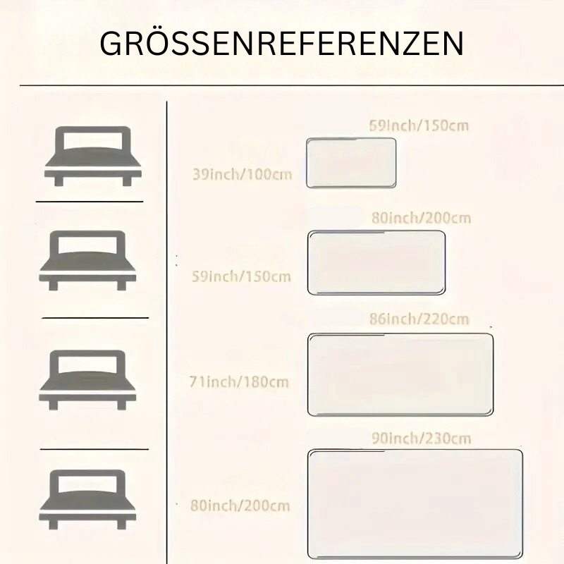 Leichte Sommerdecke – Kühlend & Pflegeleicht | Perfekt für Einzel- und Doppelbetten - Sommerdecke