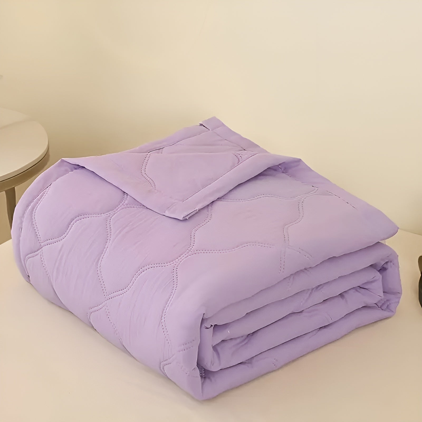 Leichte Sommerdecke – Kühlend & Pflegeleicht | Perfekt für Einzel- und Doppelbetten - Hellviolett / 100cm*150cm