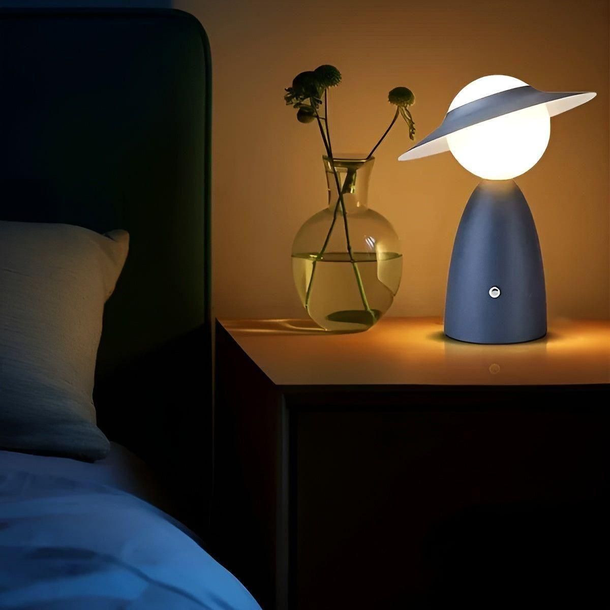 LightBeam Lampe - Tragbare Kabellose Ladestation Tischlampe für Zuhause - Tischlampe
