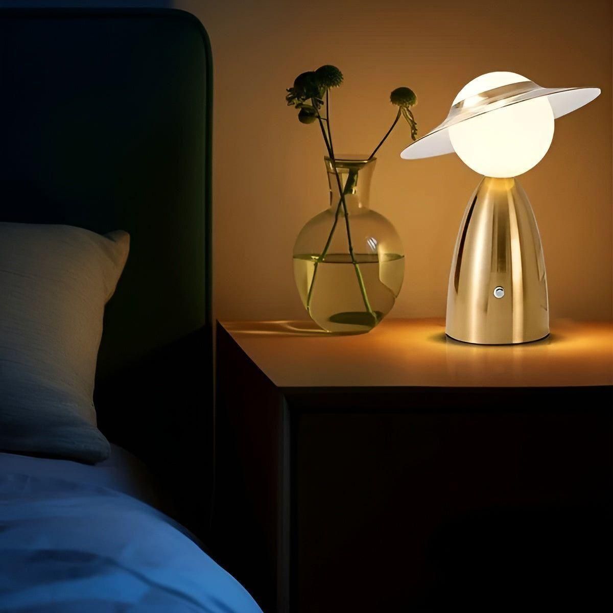 LightBeam Lampe - Tragbare Kabellose Ladestation Tischlampe für Zuhause - Tischlampe