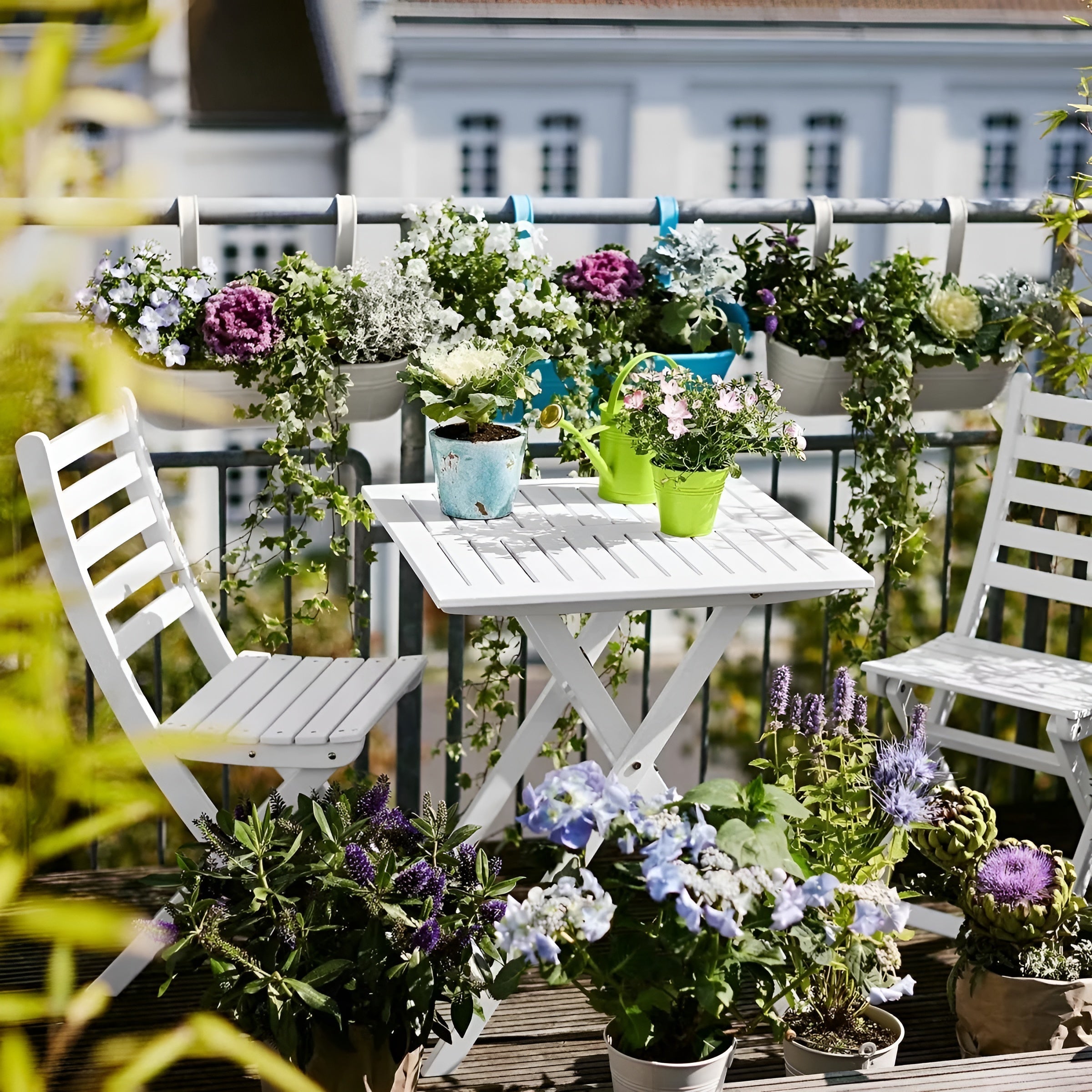 LODGE 3-teiliges Gartenmöbel-Set – Klappbares Bistro-Set aus massivem Akazienholz - Gartenmöbel-Set