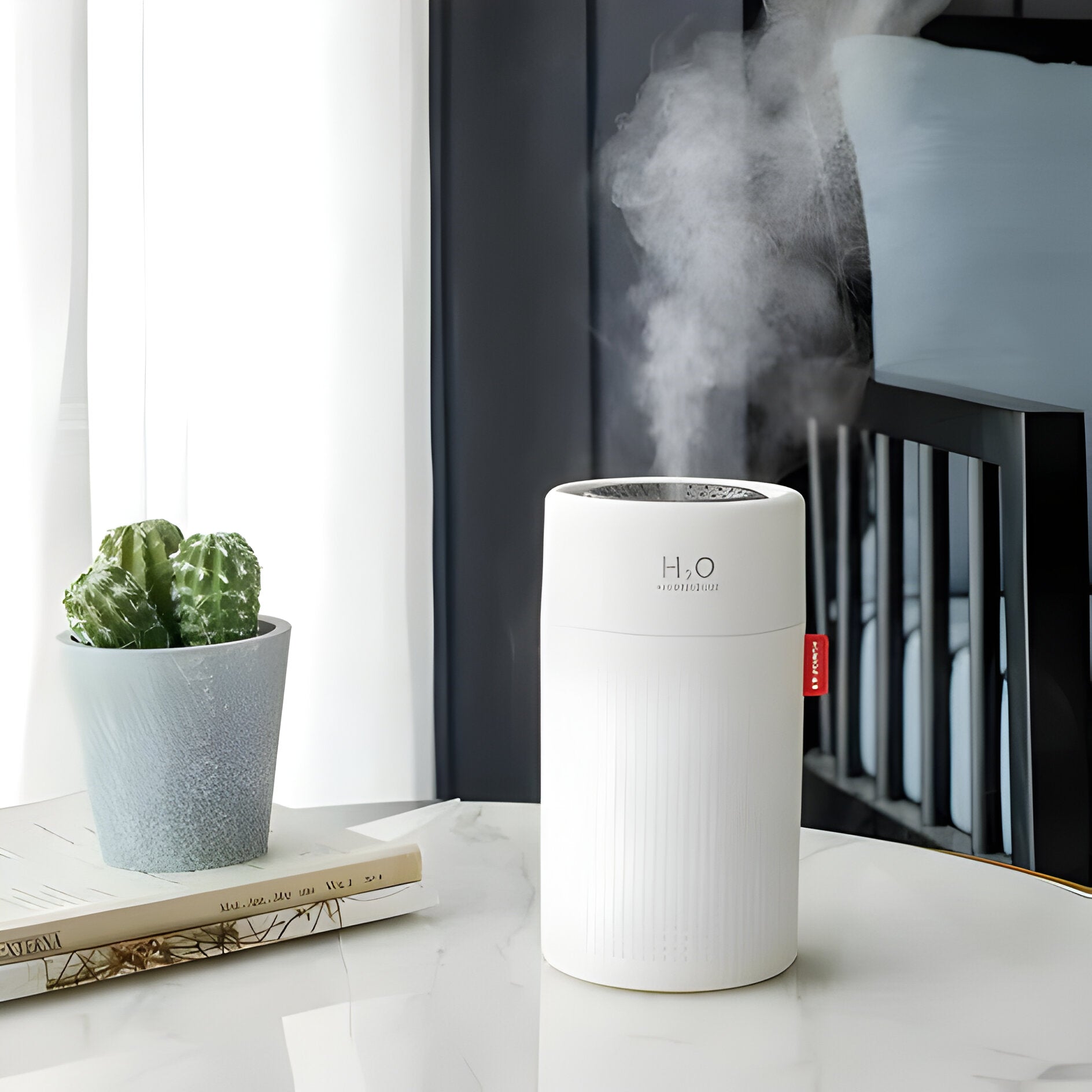 PureBreeze Humidifier – Wiederaufladbarer 750 ml Luftbefeuchter