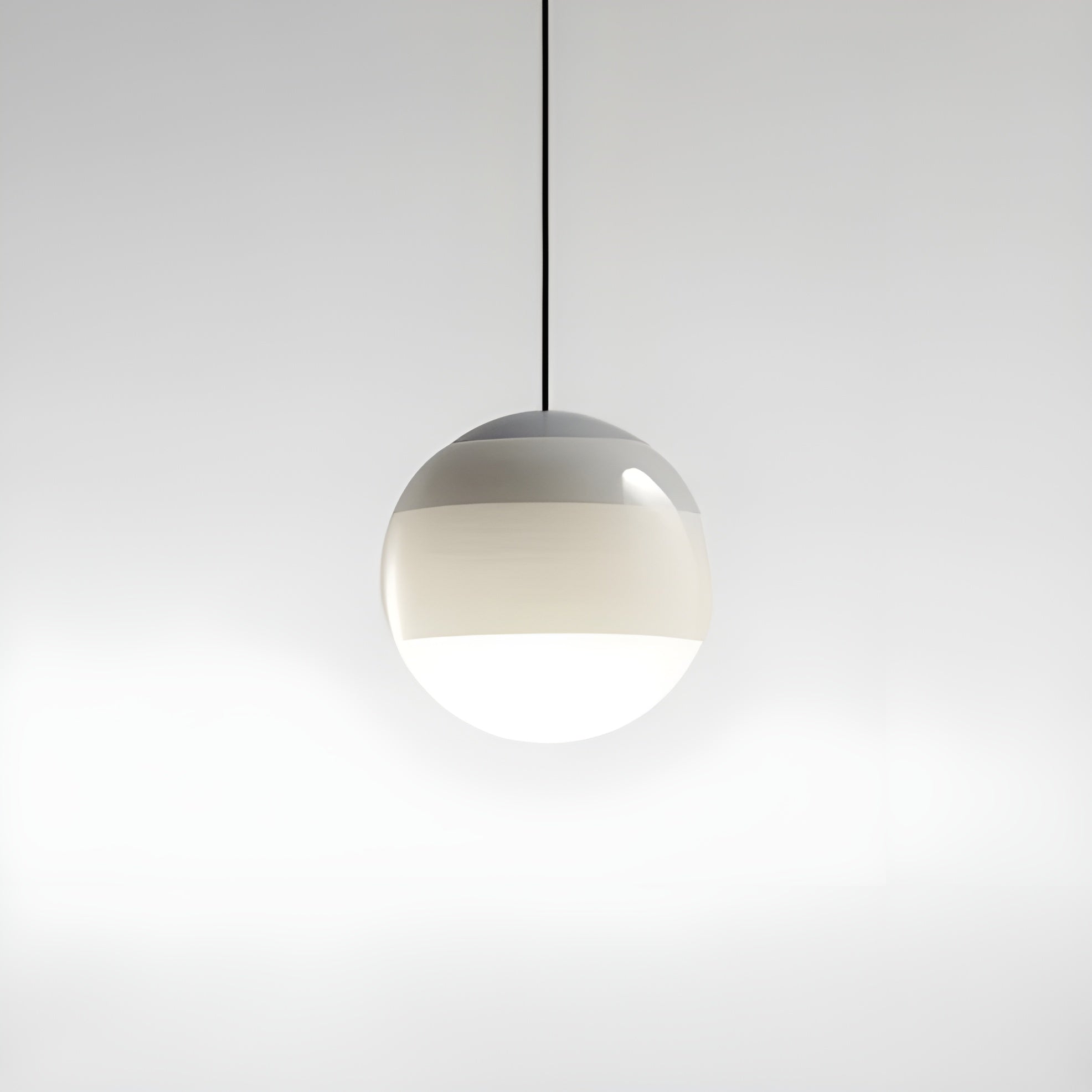 LumiOrb Light – Kreative Ballon-Hängelampe mit LED-Beleuchtung - Gray / Durchmesser 15cm / Warmes Licht (3000K-3300K)