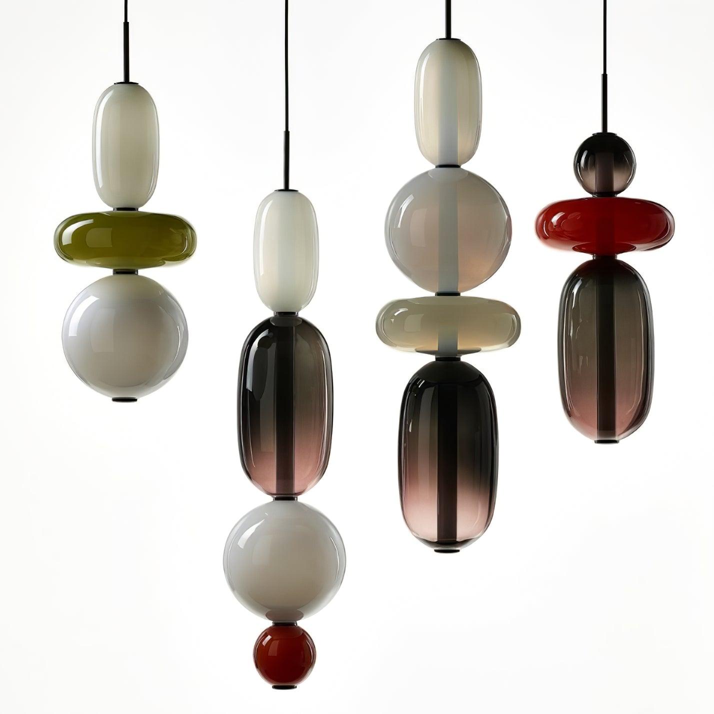 LumiSphere Light - Modern Colored Glass LED Pendant Light - Pendelleuchte