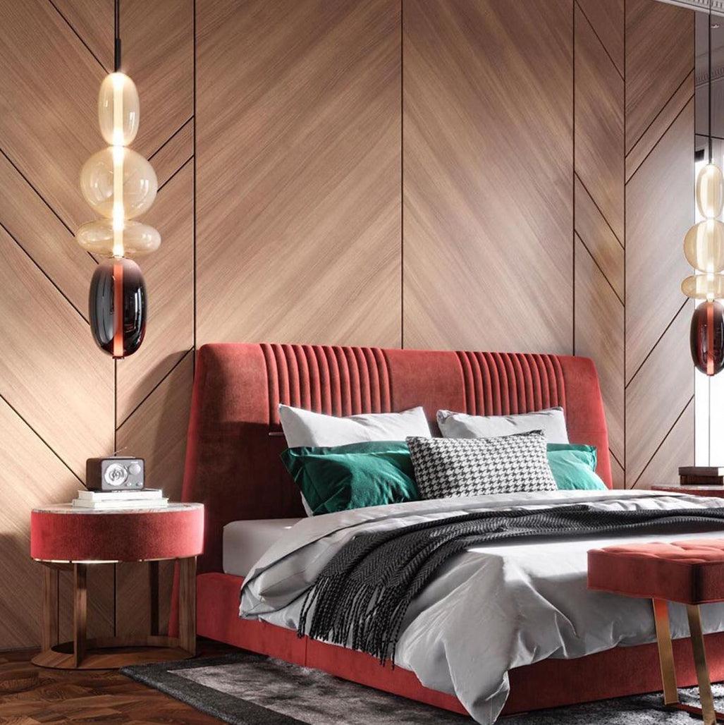 LumiSphere Light - Modern Colored Glass LED Pendant Light - Pendelleuchte