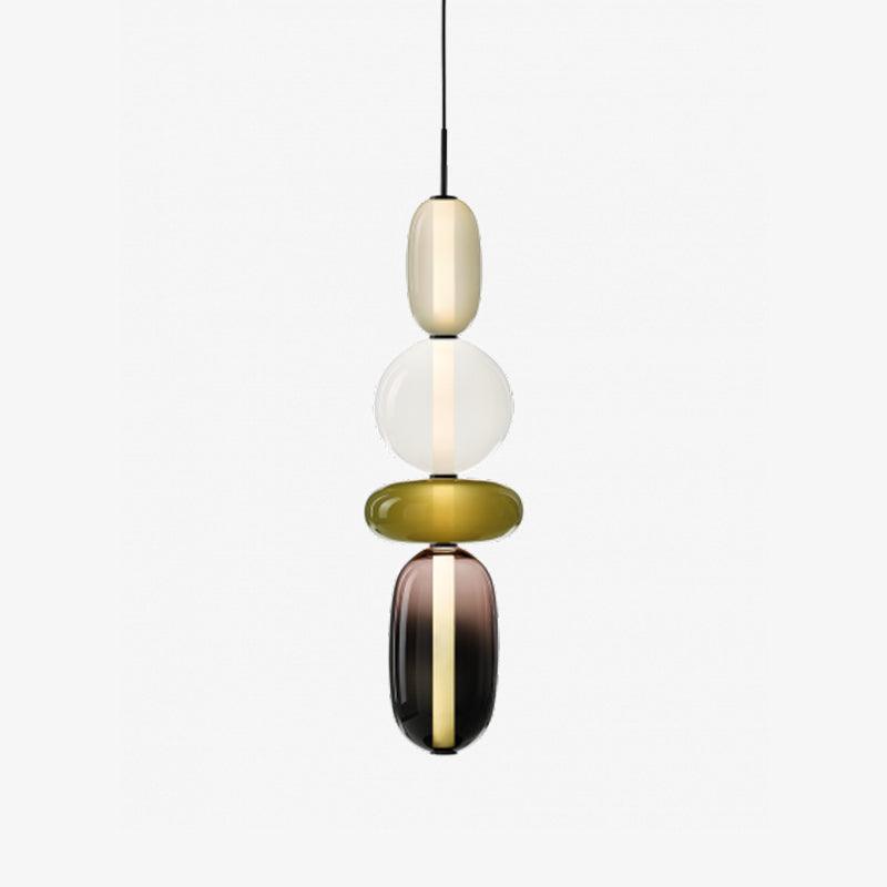 LumiSphere Light - Modern Colored Glass LED Pendant Light - Pendelleuchte