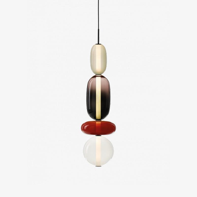 LumiSphere Light - Modern Colored Glass LED Pendant Light - Pendelleuchte