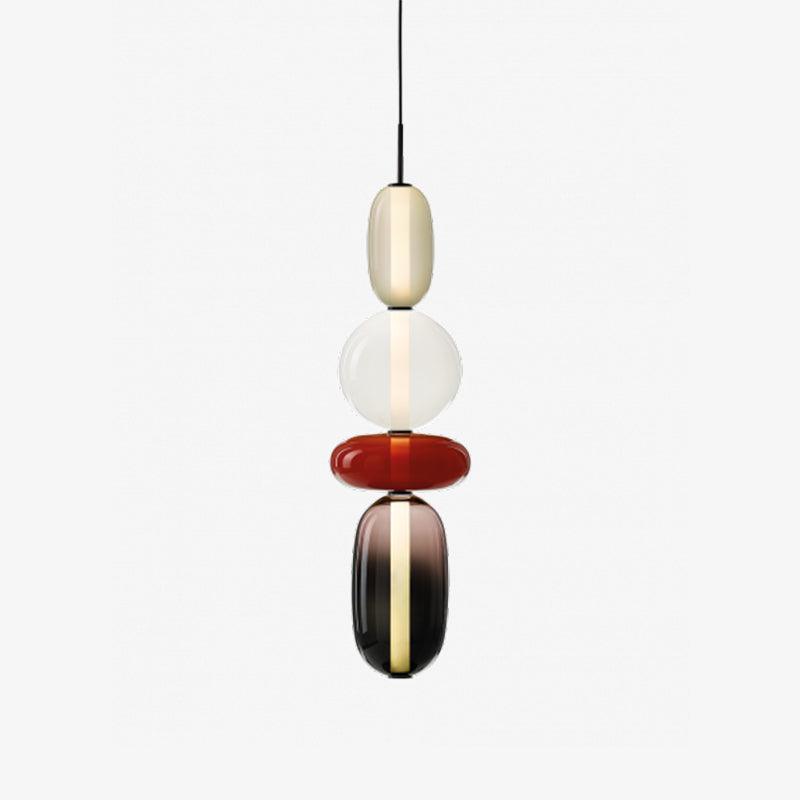 LumiSphere Light - Modern Colored Glass LED Pendant Light - Pendelleuchte