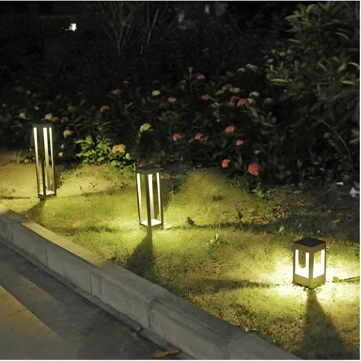 LumoPost - Wasserdichte LED-Rasenleuchte aus Aluminium - Gartenleuchte