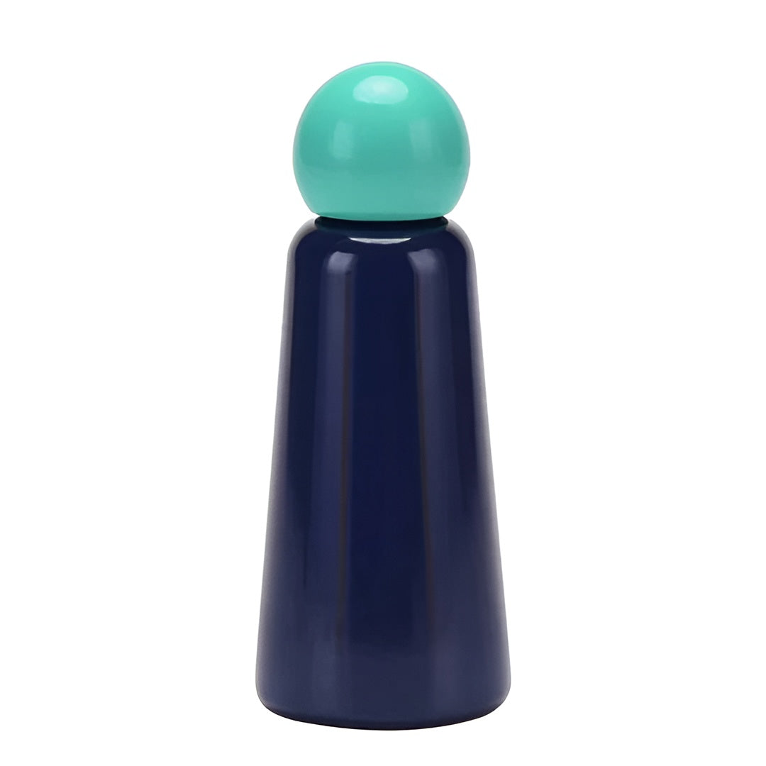 Lux Drop Thermoflasche auslaufsicher – Hält Getränke 12h heiß & 24h kalt - Grün-Indigo - Wasserflasche