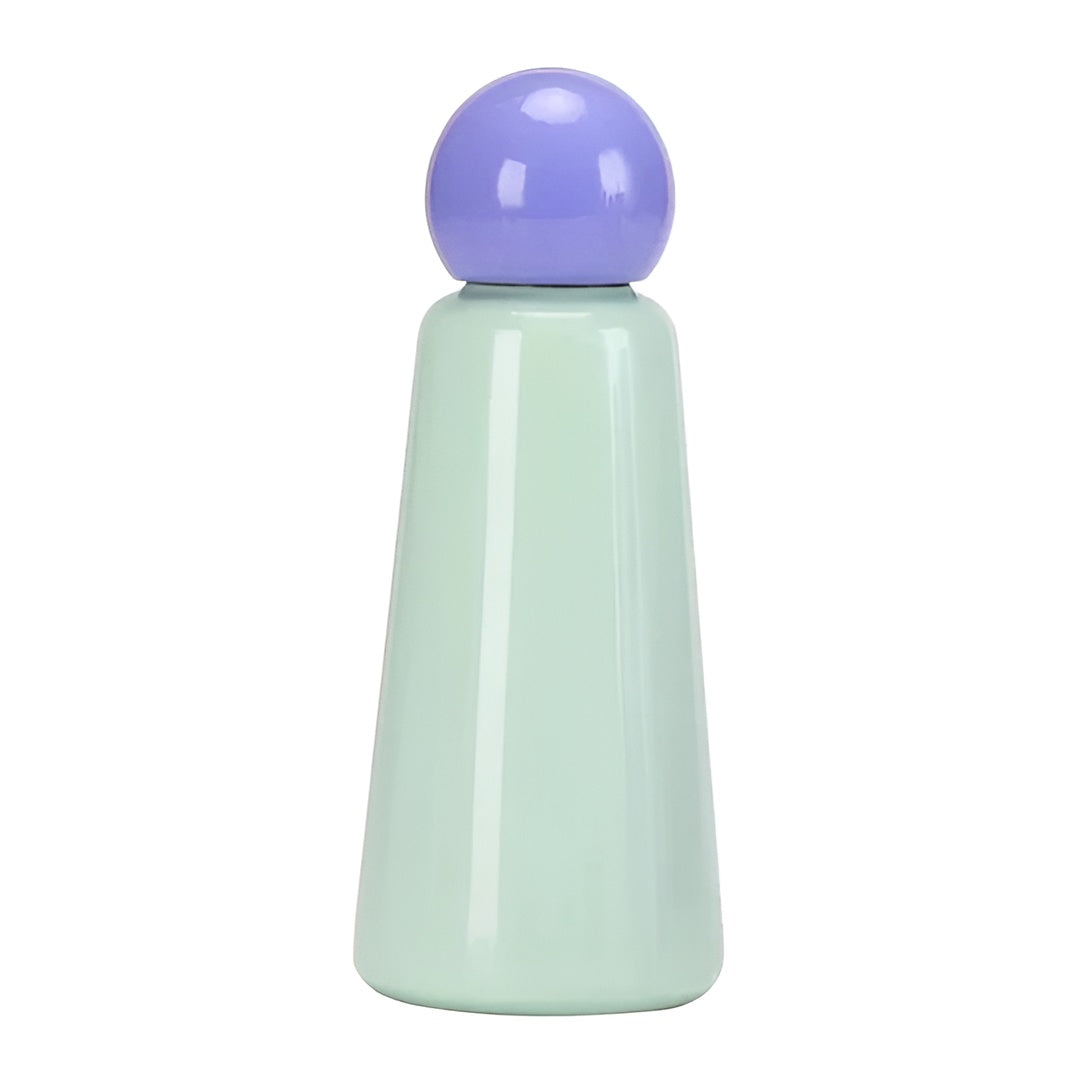Lux Drop Thermoflasche auslaufsicher – Hält Getränke 12h heiß & 24h kalt - Lavendel – Cyan - Wasserflasche