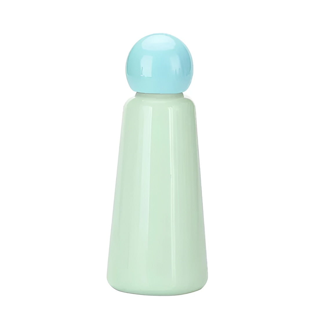LuxDrop Thermoflasche auslaufsicher – Hält Getränke 12h heiß & 24h kalt - Blau – Cyan - Wasserflasche