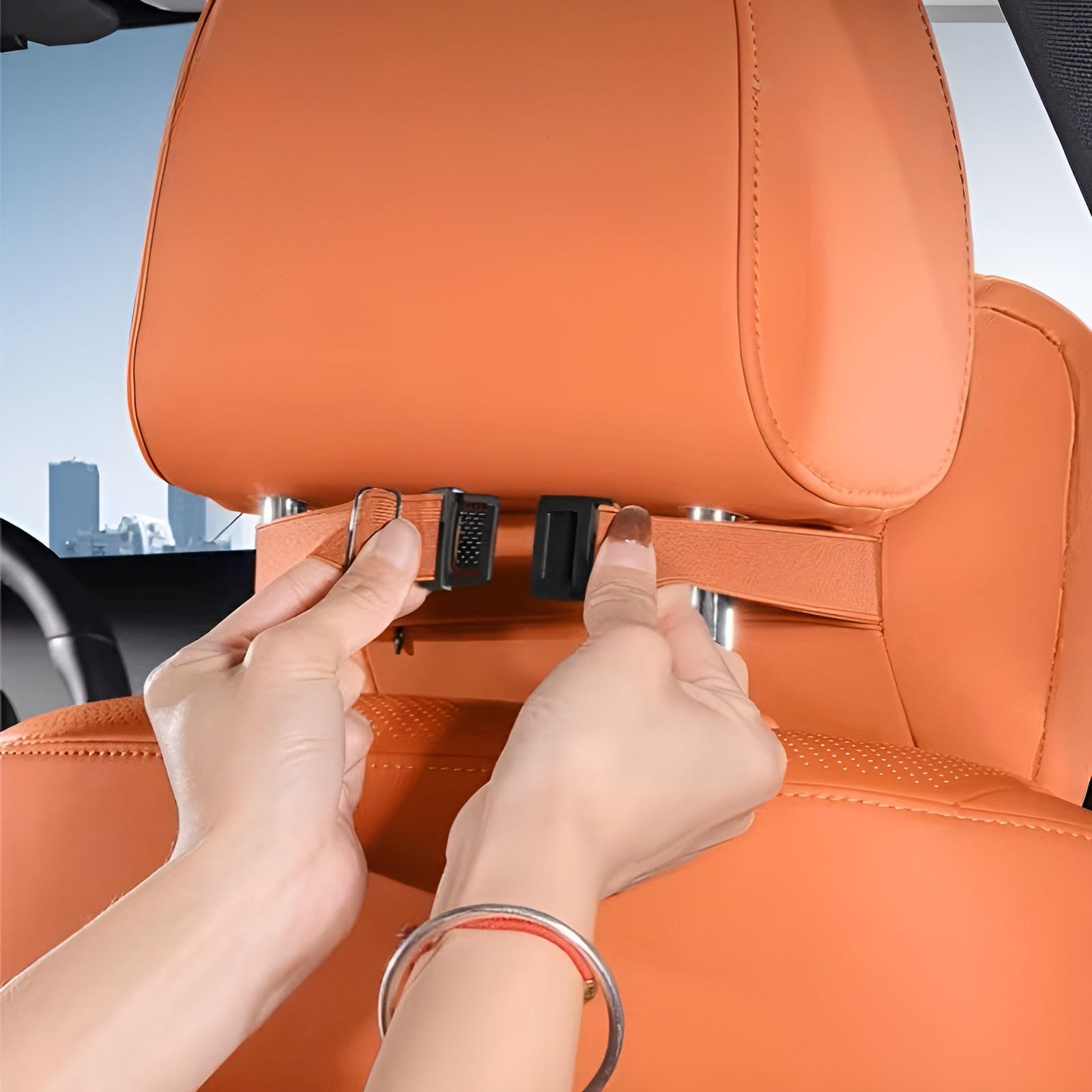 Luxuriöse Auto Kopfstützen & Lendenstütze – Ultraweicher Ergonomischer Komfort | Ganzjahresdesign - Nackenkissen