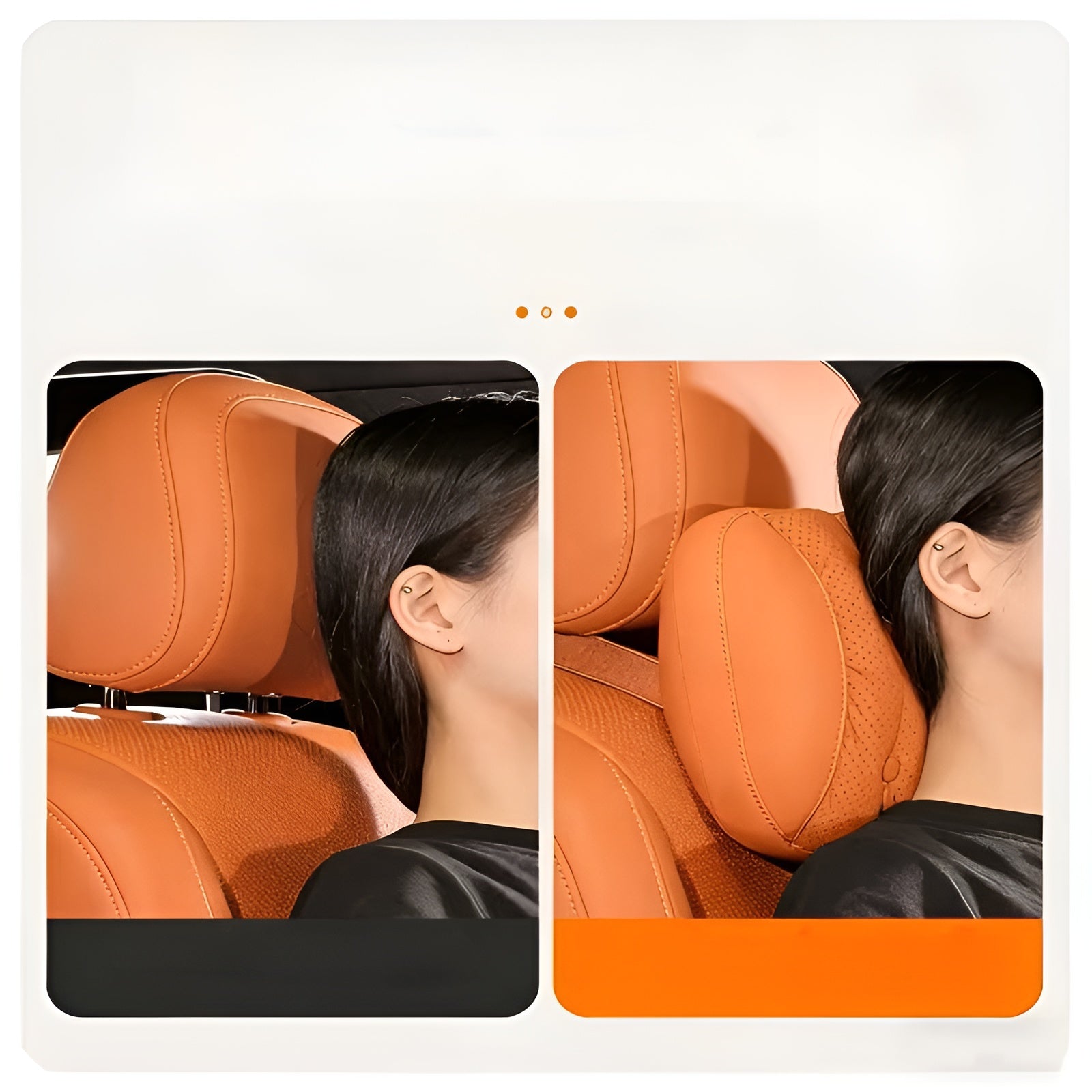Luxuriöse Auto Kopfstützen & Lendenstütze – Ultraweicher Ergonomischer Komfort | Ganzjahresdesign - Nackenkissen
