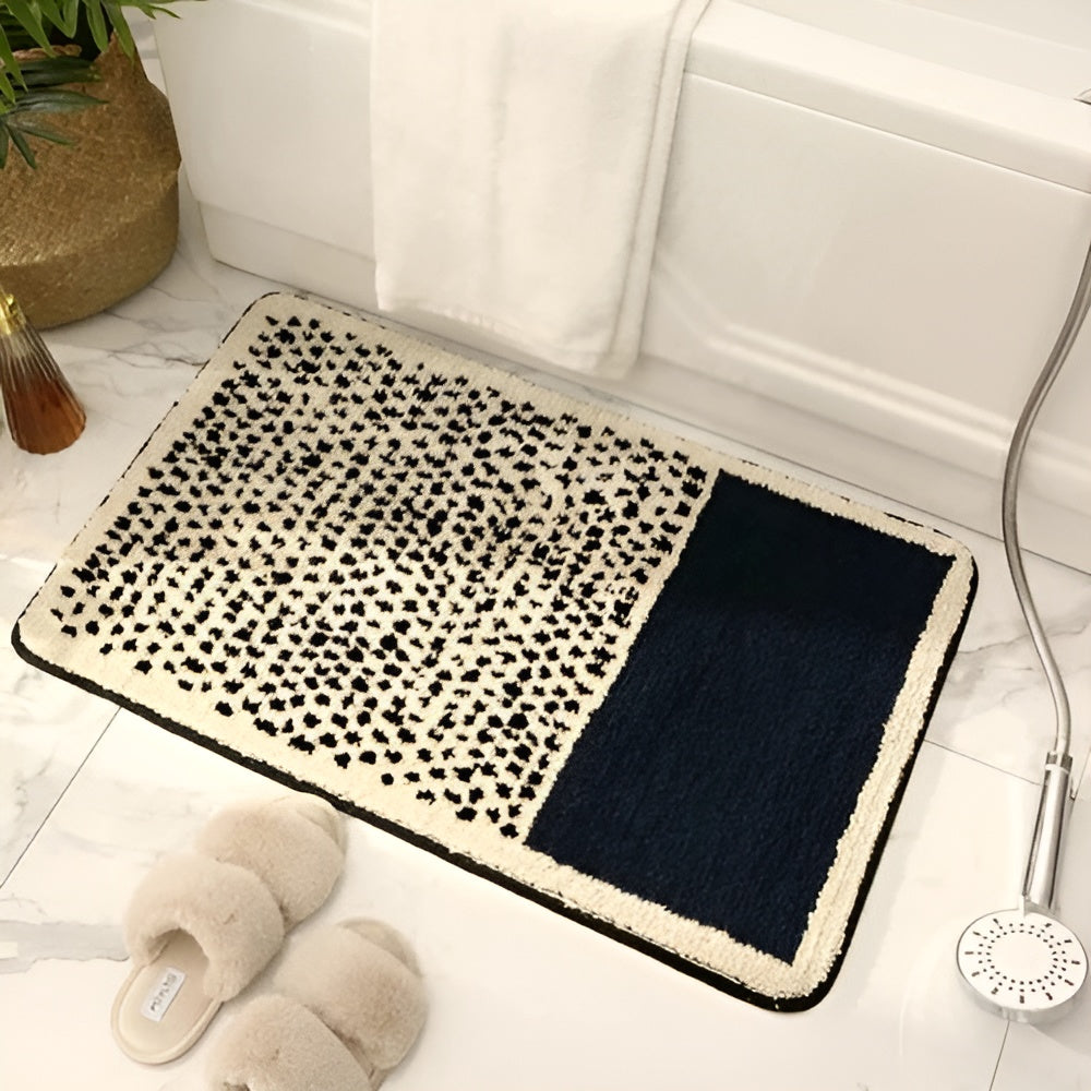 Luxuriöse Handgefertigte Badematte – Abstraktes Design Für Stilvolle Badezimmer - Badematte