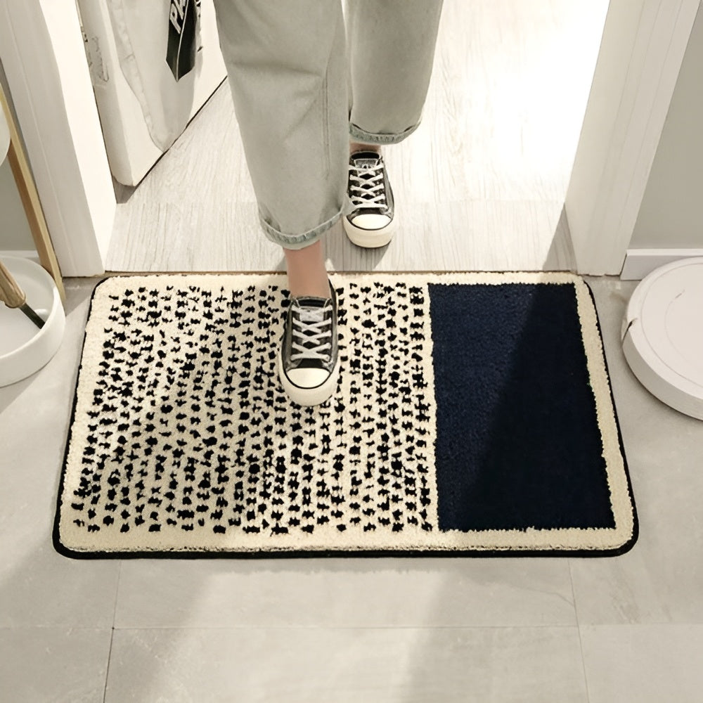 Luxuriöse Handgefertigte Badematte – Abstraktes Design Für Stilvolle Badezimmer - Badematte