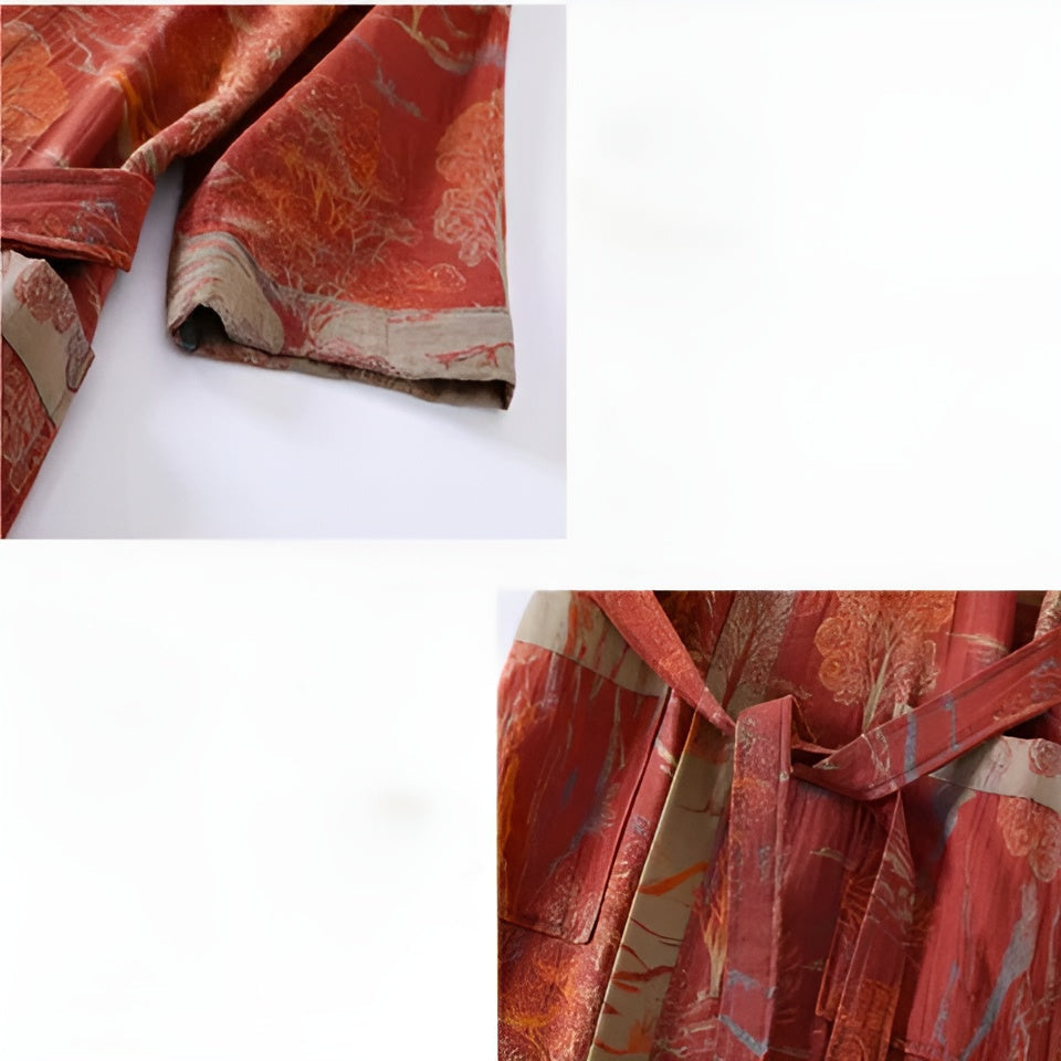Luxury Kimono Bathrobe - Soft Breathable Cotton for Stylish Relaxation at Home - Badjassen