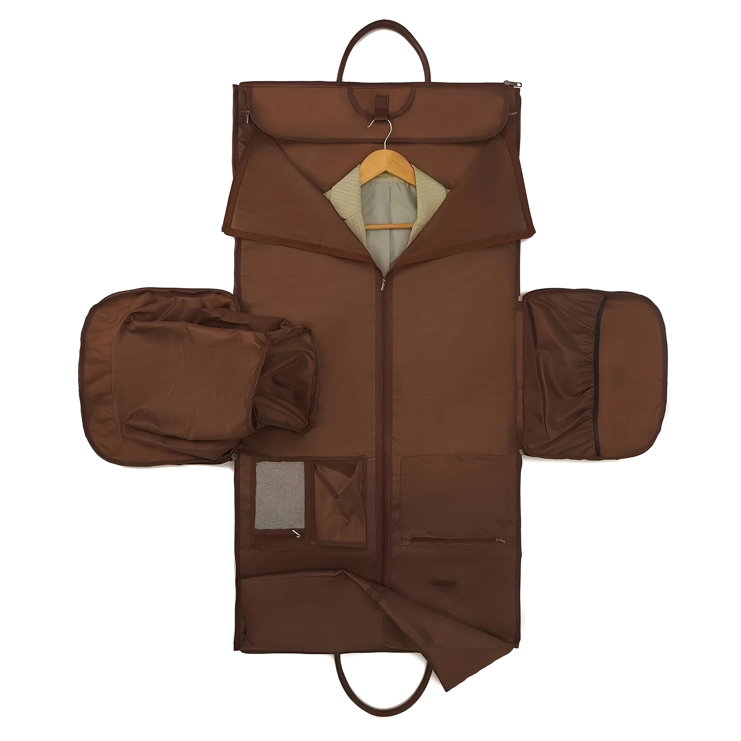 Luxus Leder-Reisetasche – Geräumiges Design mit mehreren Fächern – Ihr idealer Reisebegleiter - Reisetasche