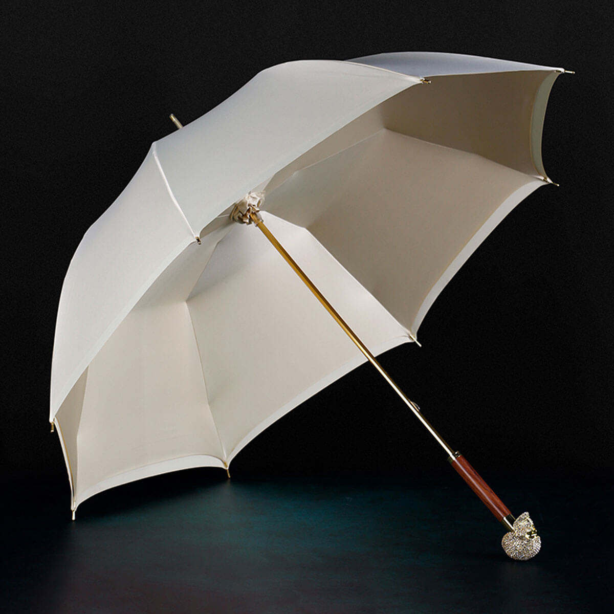 Luxus Regenschirm mit Totenkopf-Griff – 120 cm Sonne und Regen - Regenschirme