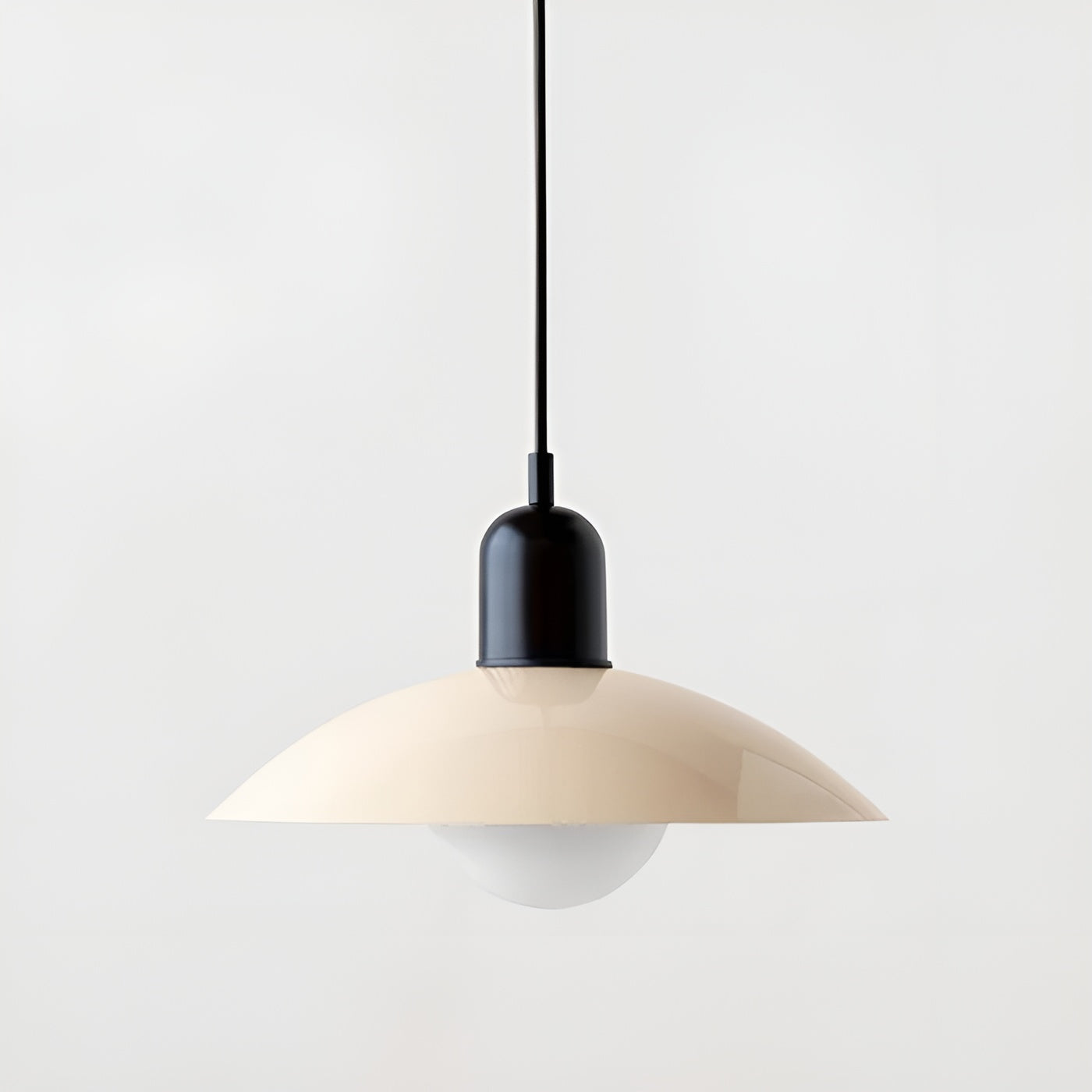 Macaron-Design Pendellampe – Sanftes Licht | Perfekt für Zuhause - Schwarz / Weiß - Lampe
