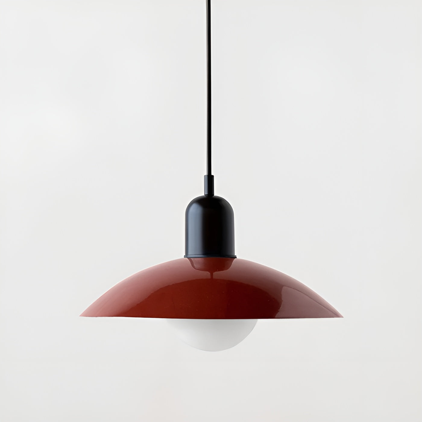 Macaron-Design Pendellampe – Sanftes Licht | Perfekt für Zuhause - Schwarz / Rot - Lampe