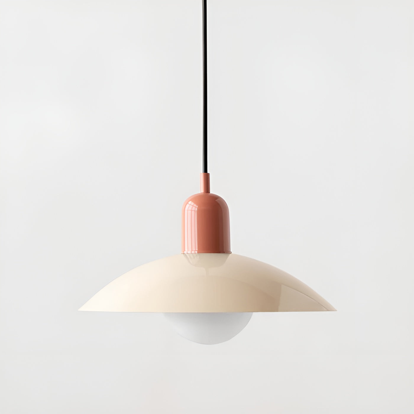 Macaron-Design Pendellampe – Sanftes Licht | Perfekt für Zuhause - Rosa / Weiß - Lampe