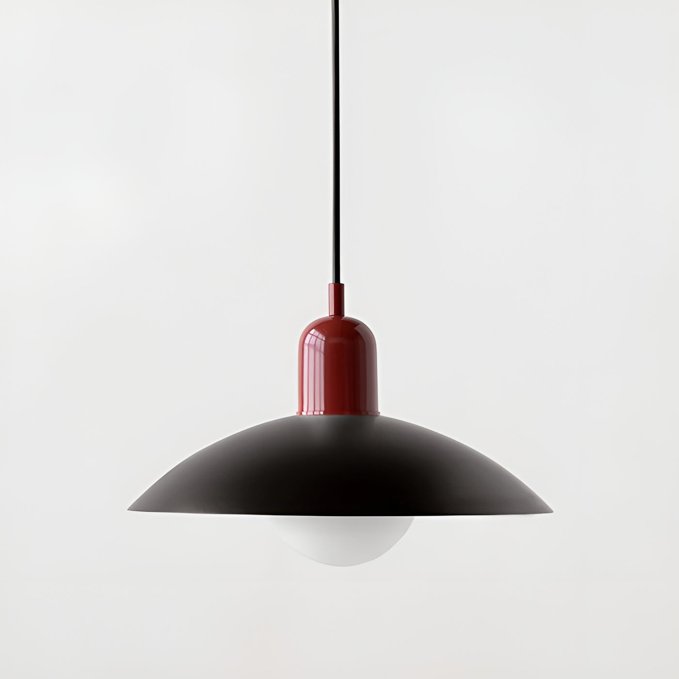 Macaron-Design Pendellampe – Sanftes Licht | Perfekt für Zuhause - Rot / Schwarz - Lampe