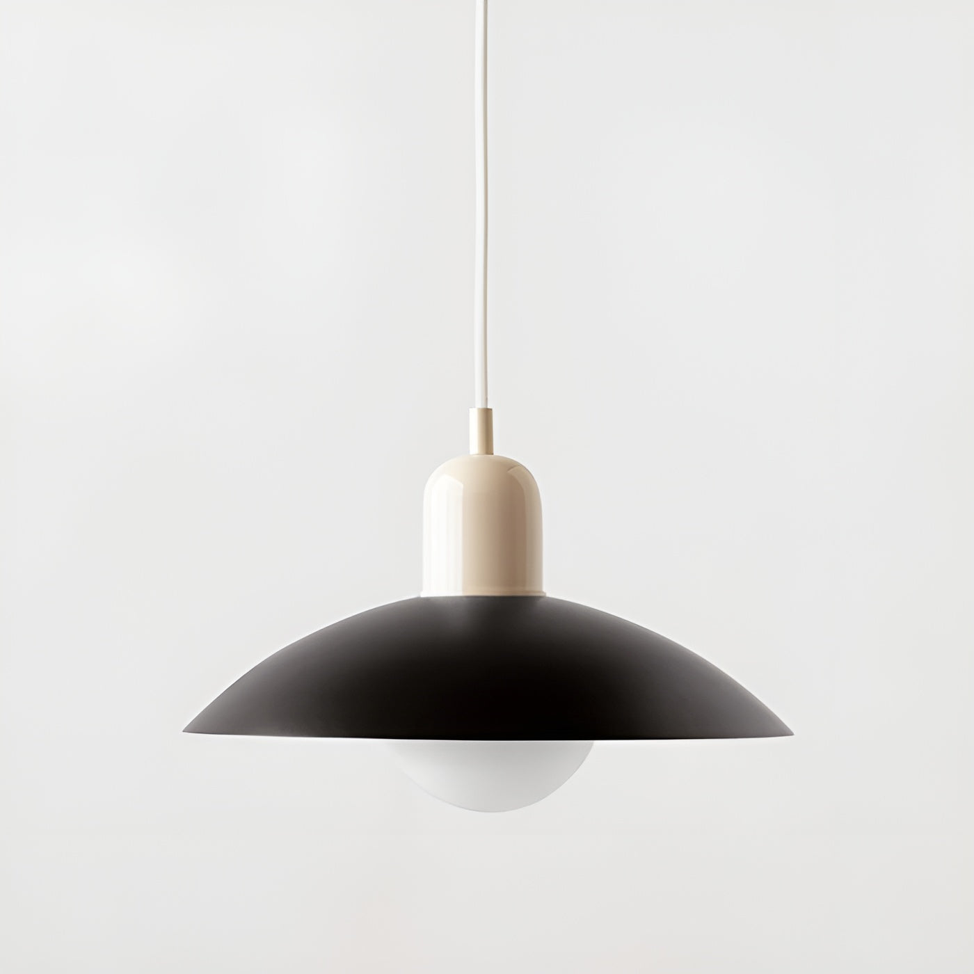 Macaron-Design Pendellampe – Sanftes Licht | Perfekt für Zuhause - Weiß / Schwarz - Lampe