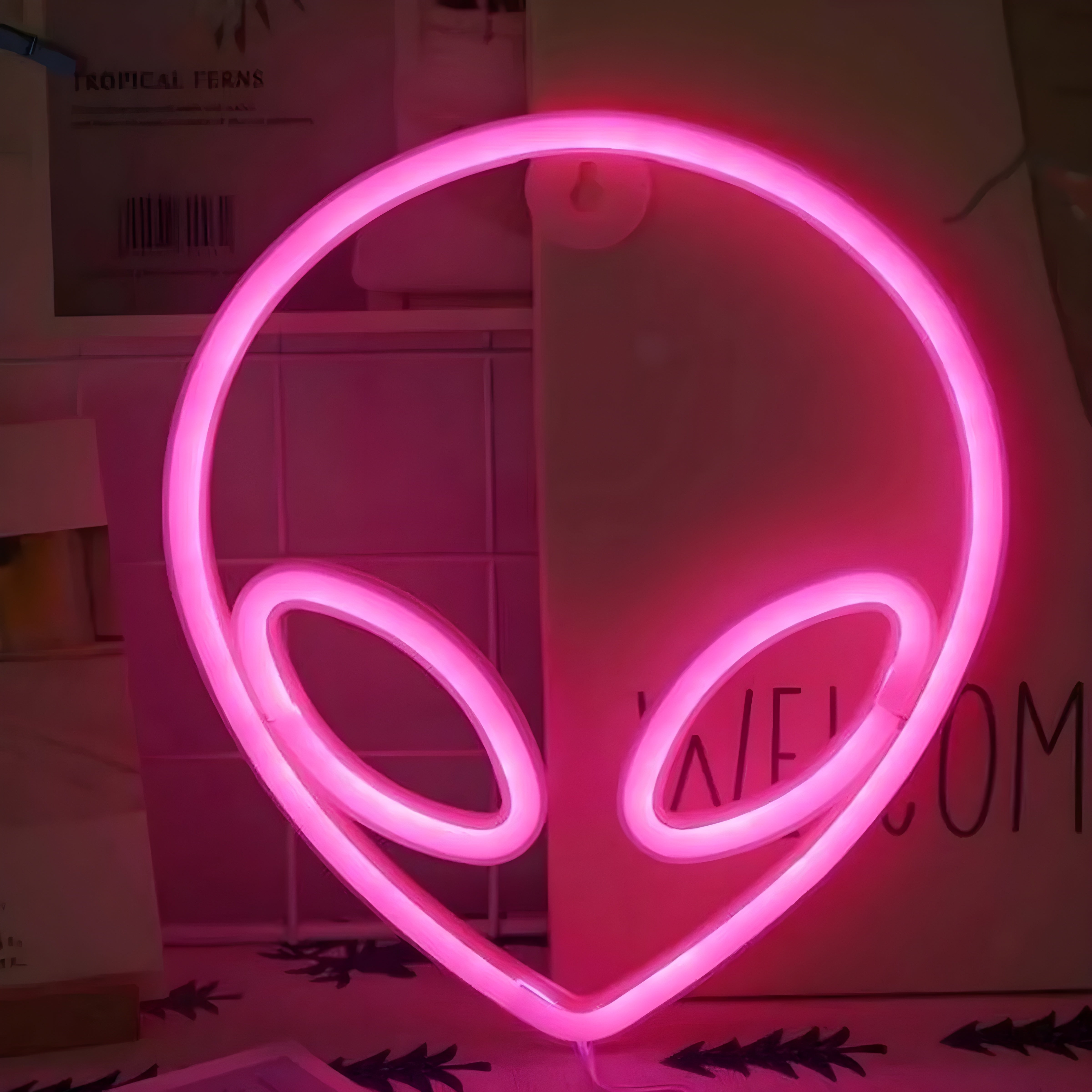 SpaceGlow Light - Dekorative Neon Party LED Wandleuchte