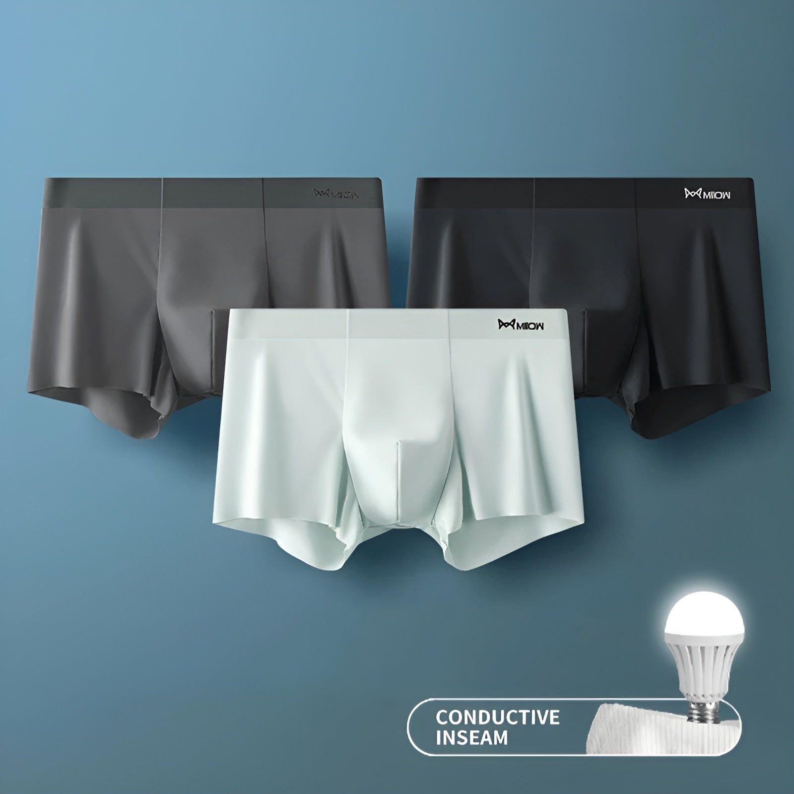 Elias Unterwäsche - Nahtlose 3er-Pack Boxer Shorts Elegare