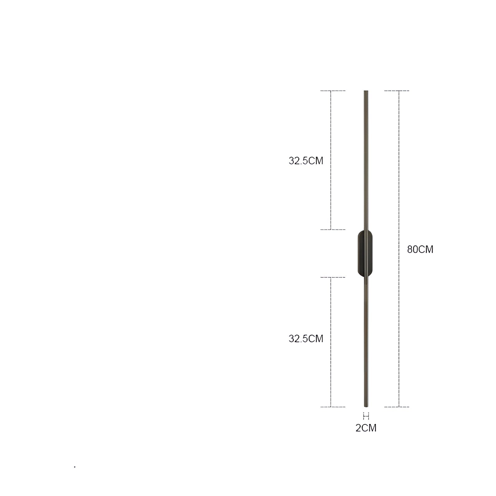 Lange LED-Wandleuchte – Modern & Dekorativ | Perfekt für Schlafzimmer, Wohnzimmer & Flur