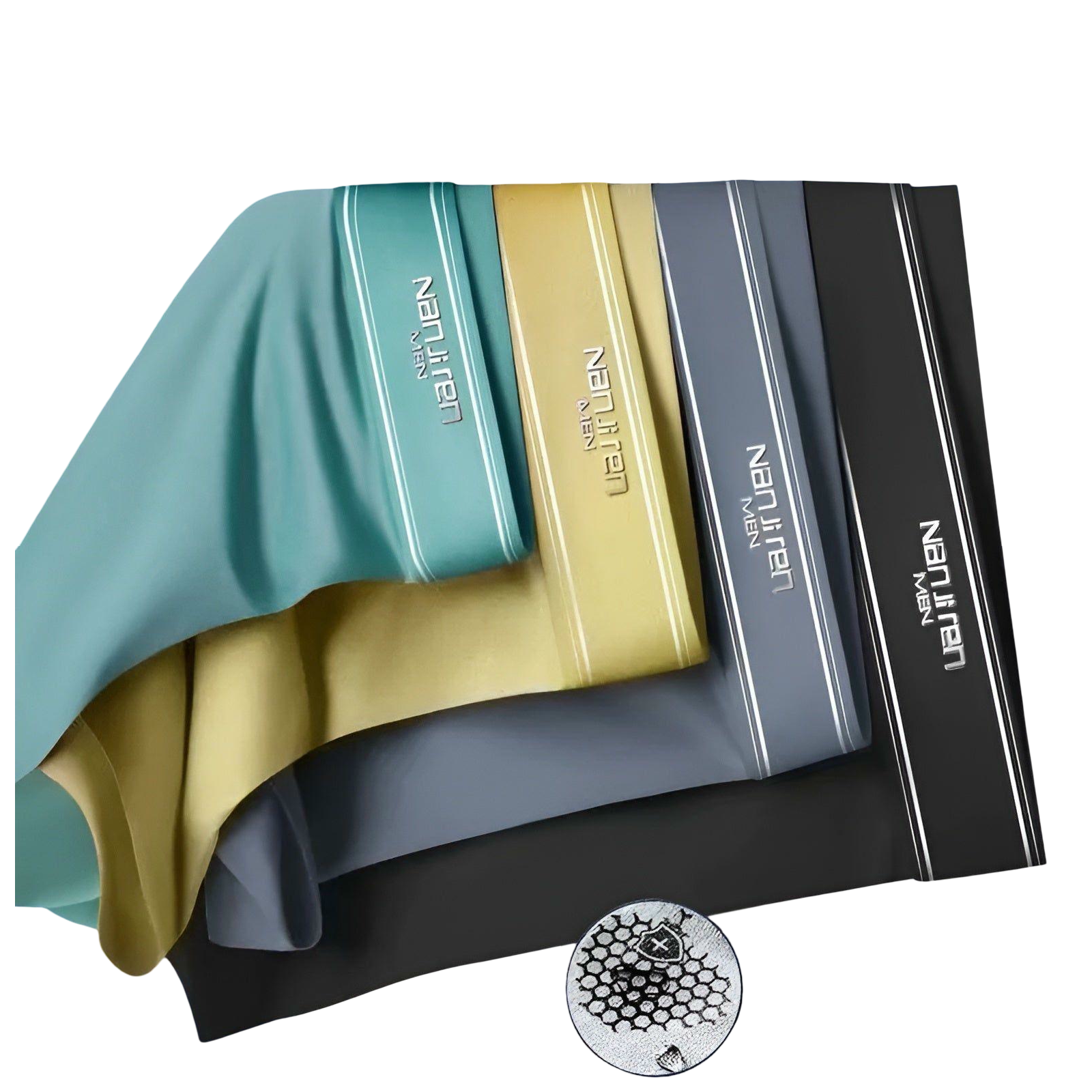 Herren-Boxershorts aus Ice Silk – Nahtlos, Weich & Atmungsaktiv | 4er-Pack