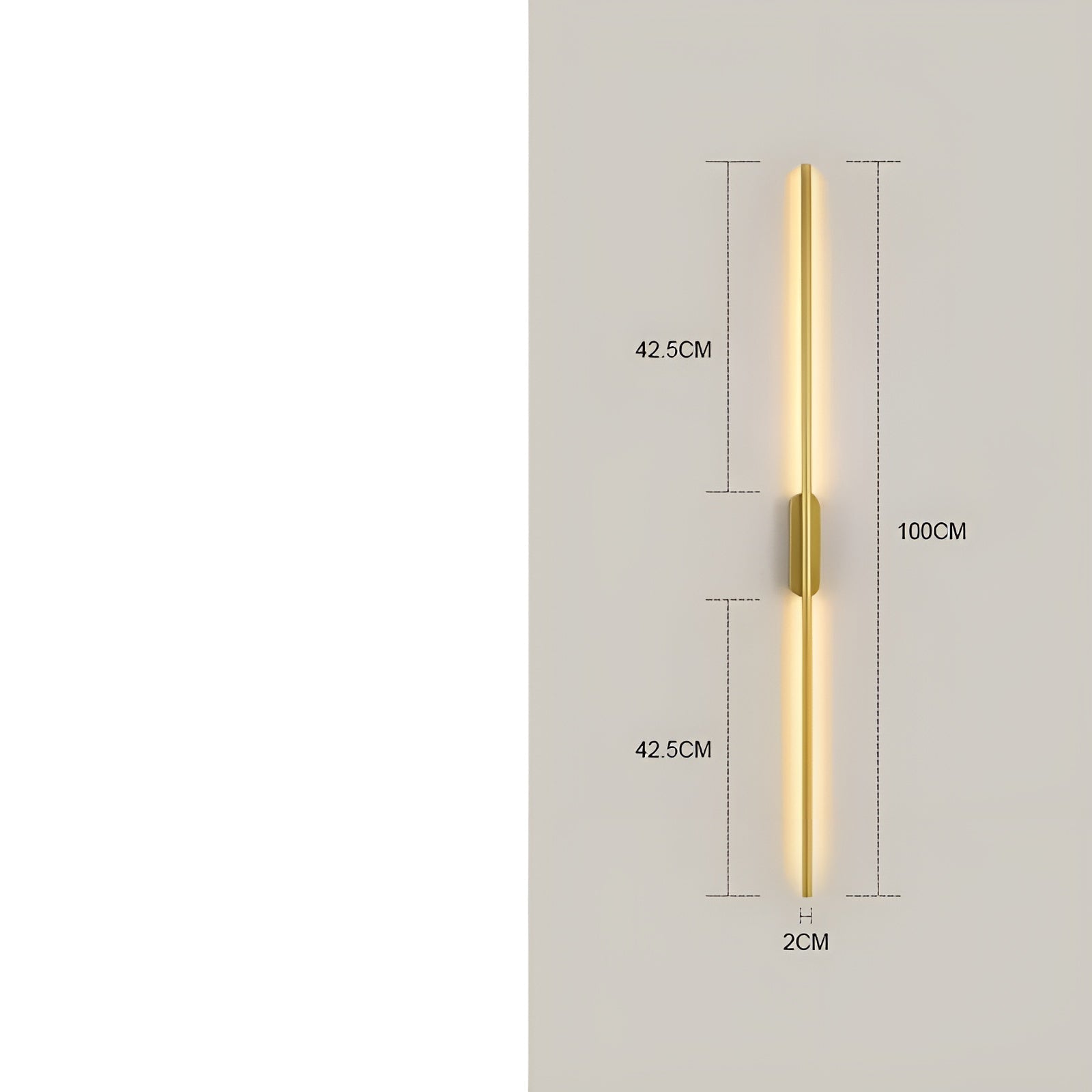 Lange LED-Wandleuchte – Modern & Dekorativ | Perfekt für Schlafzimmer, Wohnzimmer & Flur