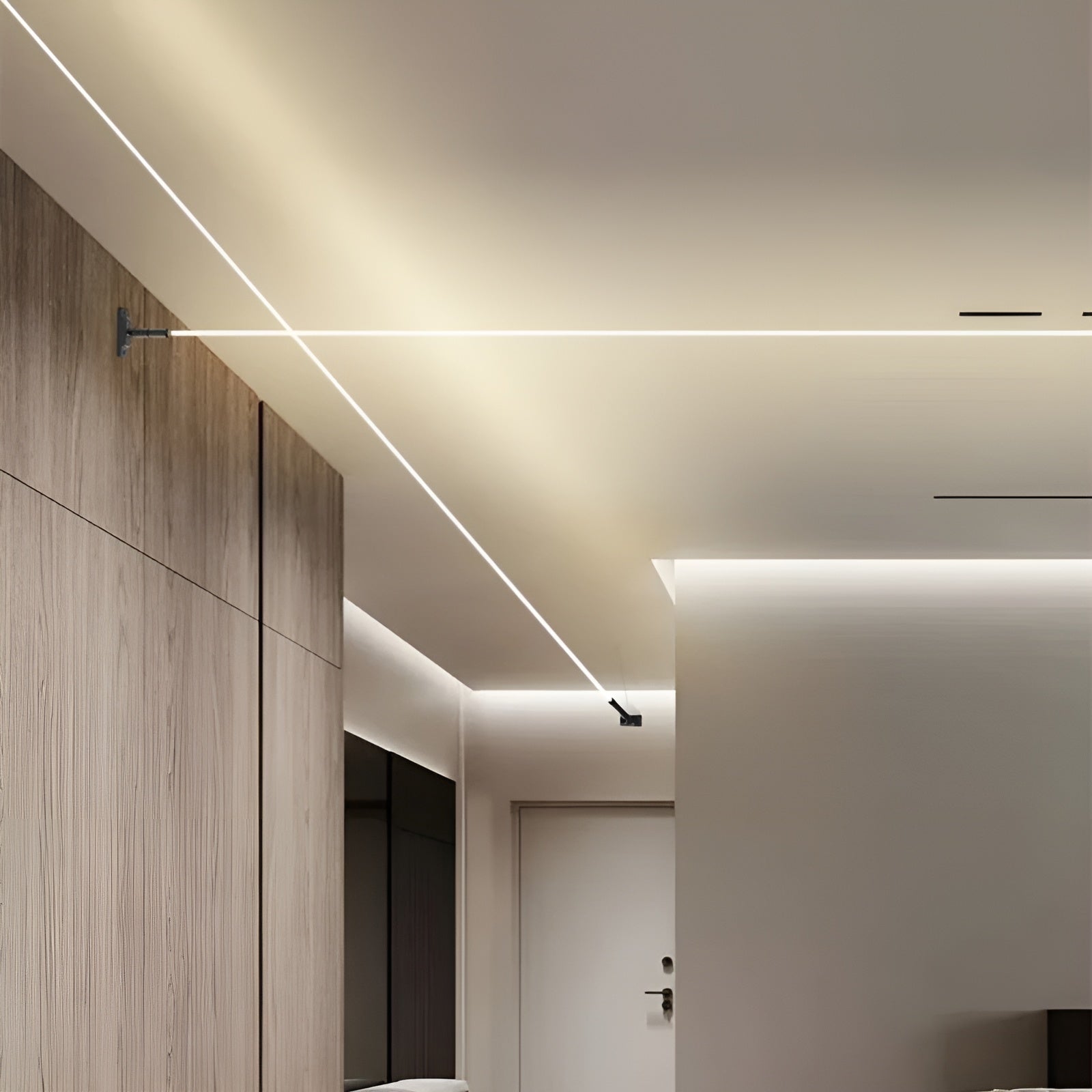 LED-Wandleuchte in Linearem Design – Schlankes Design aus Stahl | Für Wohn- & Schlafzimmer