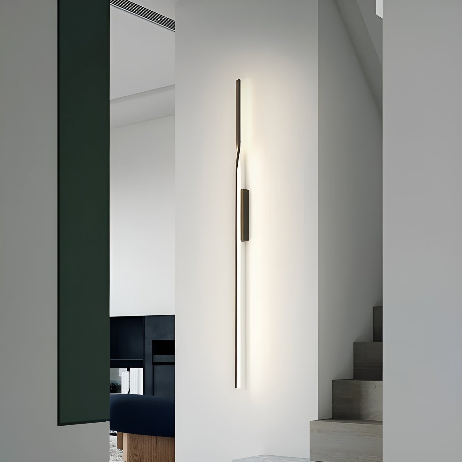 Schmale LED-Wandlampe – Modernes Langdesign | Perfekt für Schlafzimmer, Flur & Wohnzimmer
