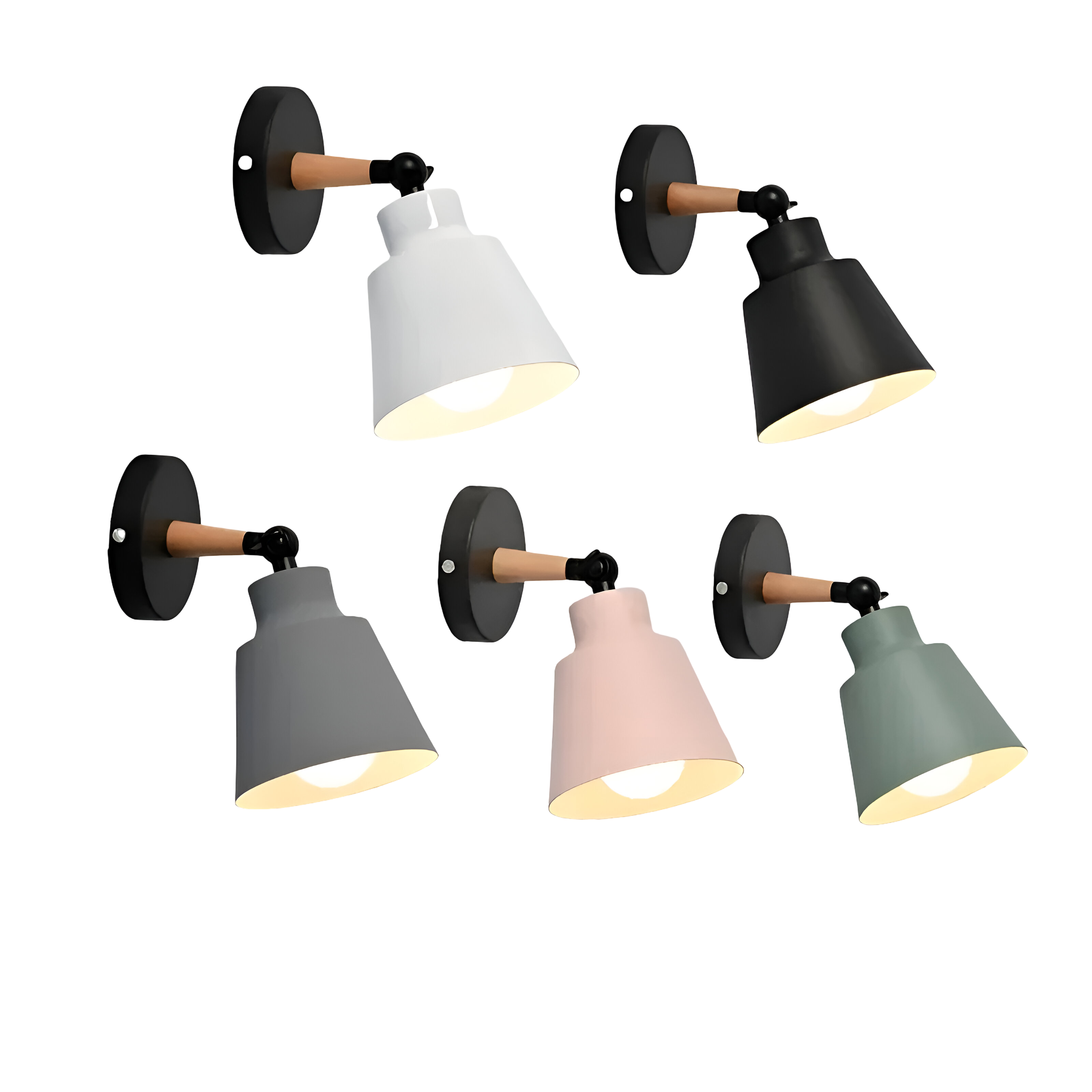 LED Wandleuchte aus Massivholz – Minimalistisches Design für Schlafzimmer und Flur