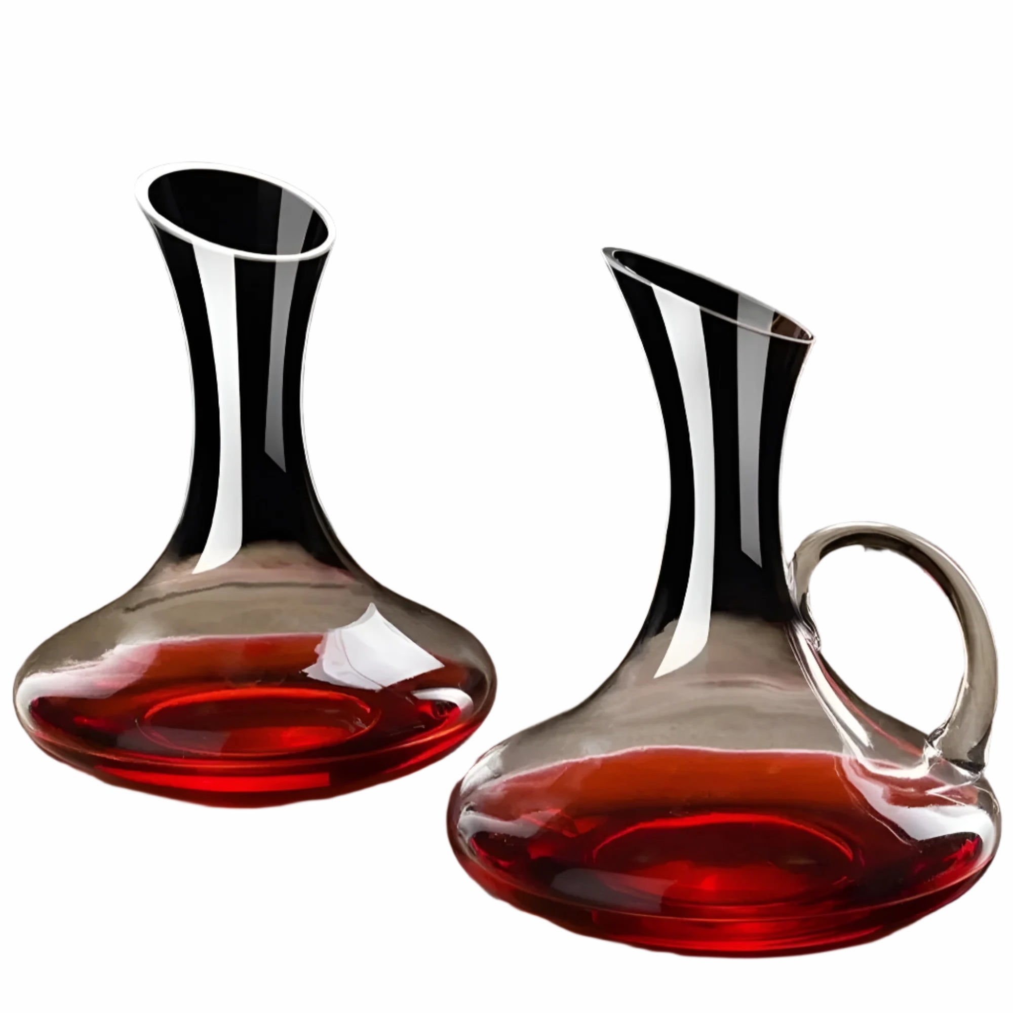 Weindekanter aus Kristall  – Handgefertigt Elegante | 1500 ml Ideal für Bars, Wohnungen & Büros
