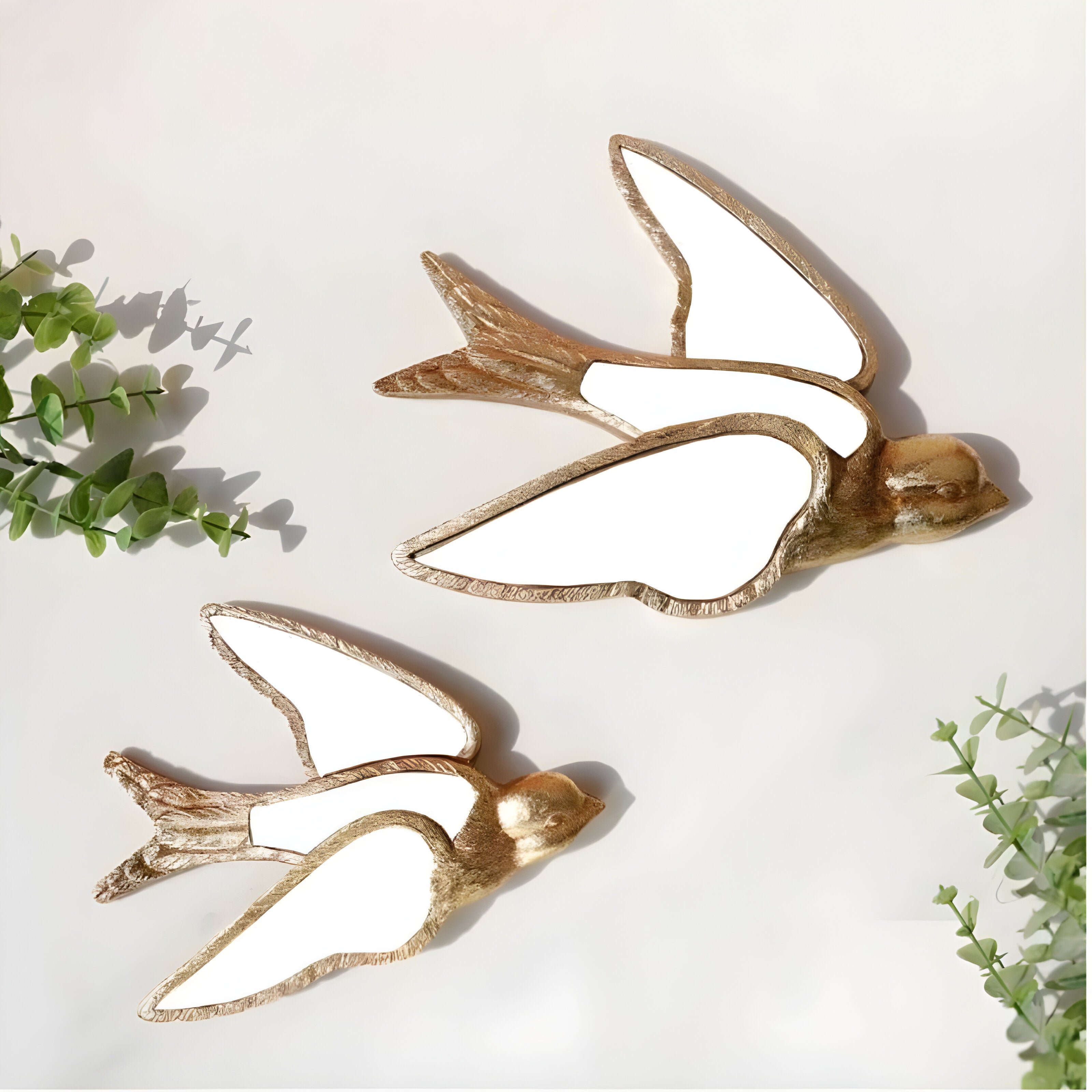 GildedWings Spiegel – Dekorativer Vintage Waldspiegel