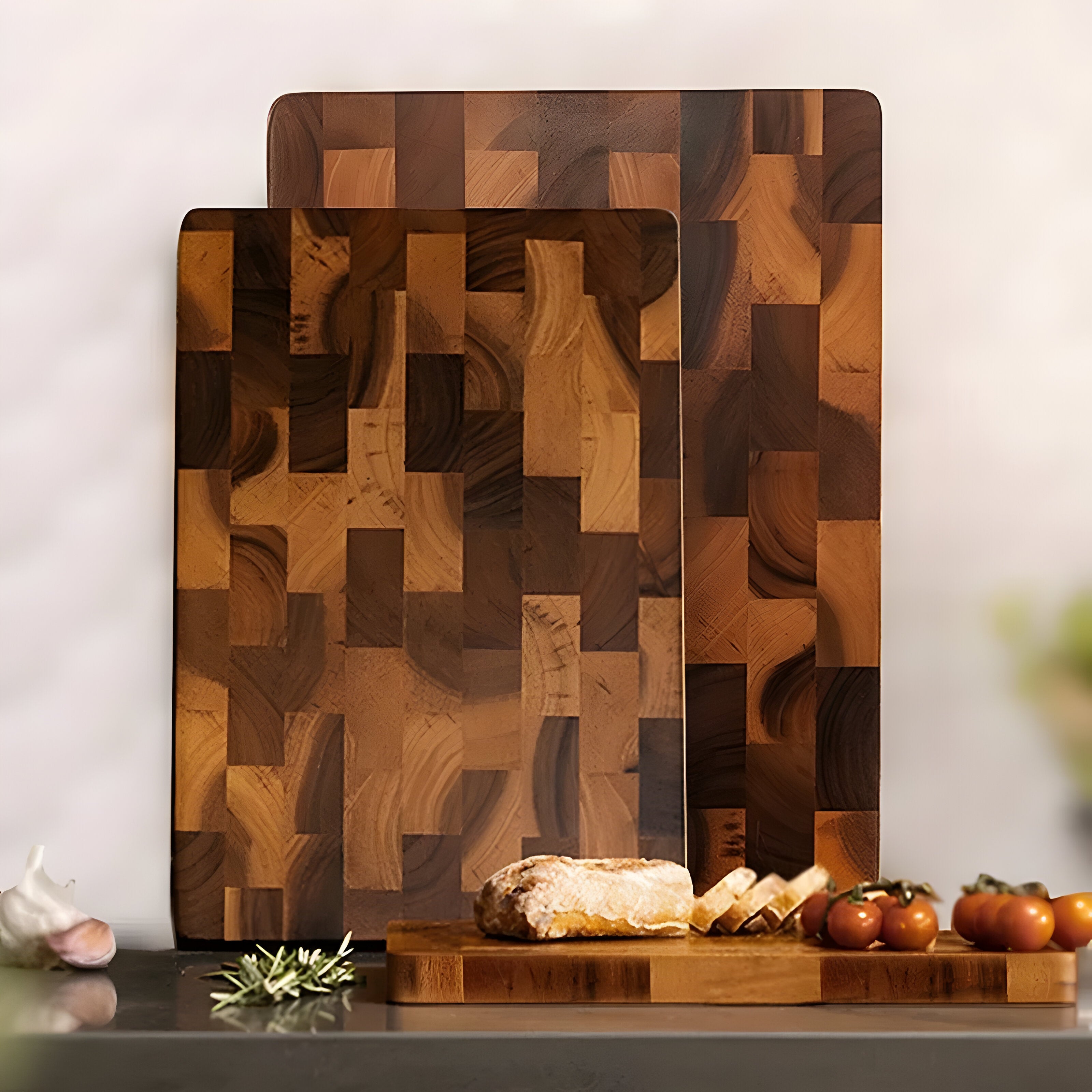 ChefHaven Board – Akazienholz Schneidebrett mit Doppelseitiger Oberfläche