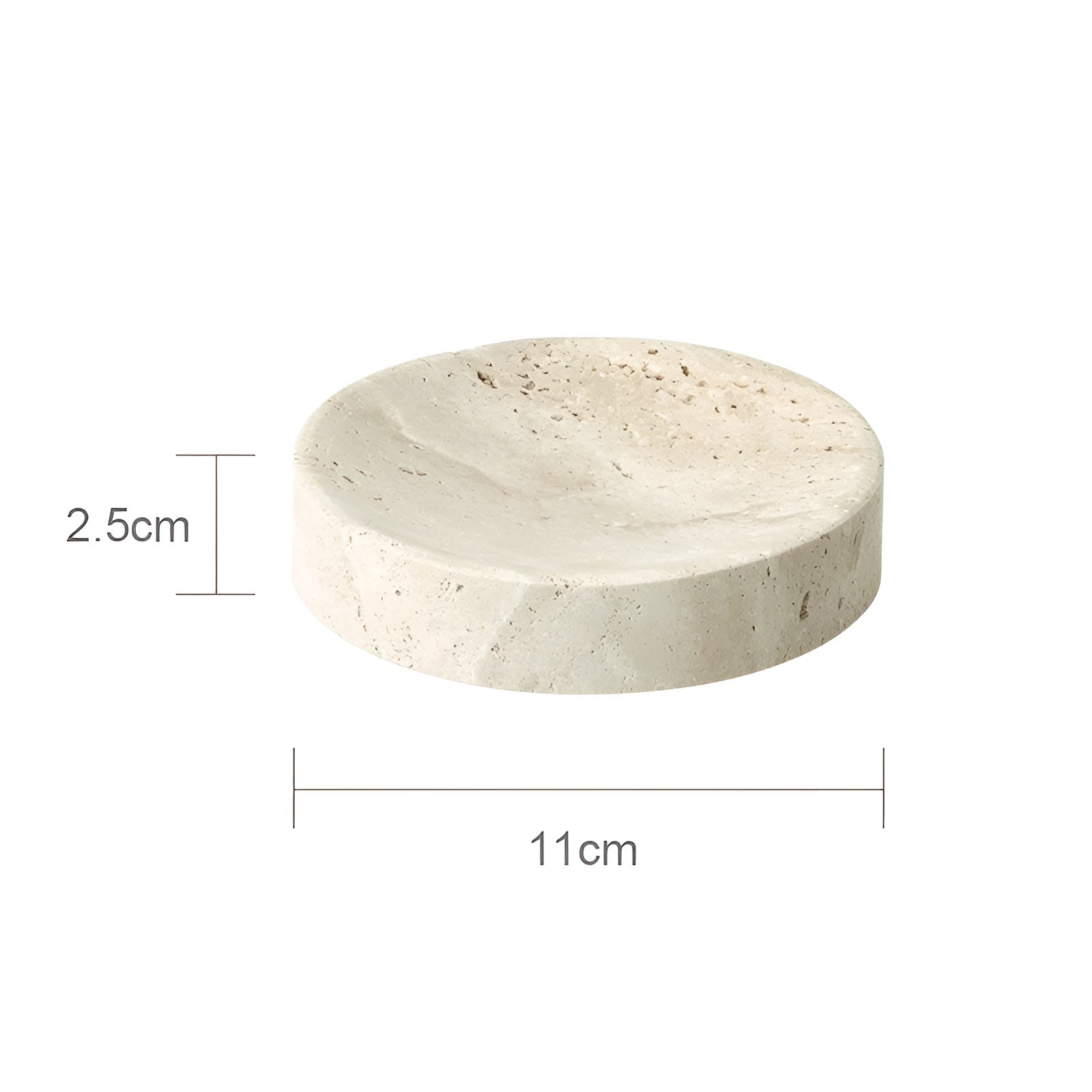 Badezimmer-Set aus Travertin – Edle Accessoires aus Naturstein | Seifenspender, Seifenschale, Diffusor & Ablage