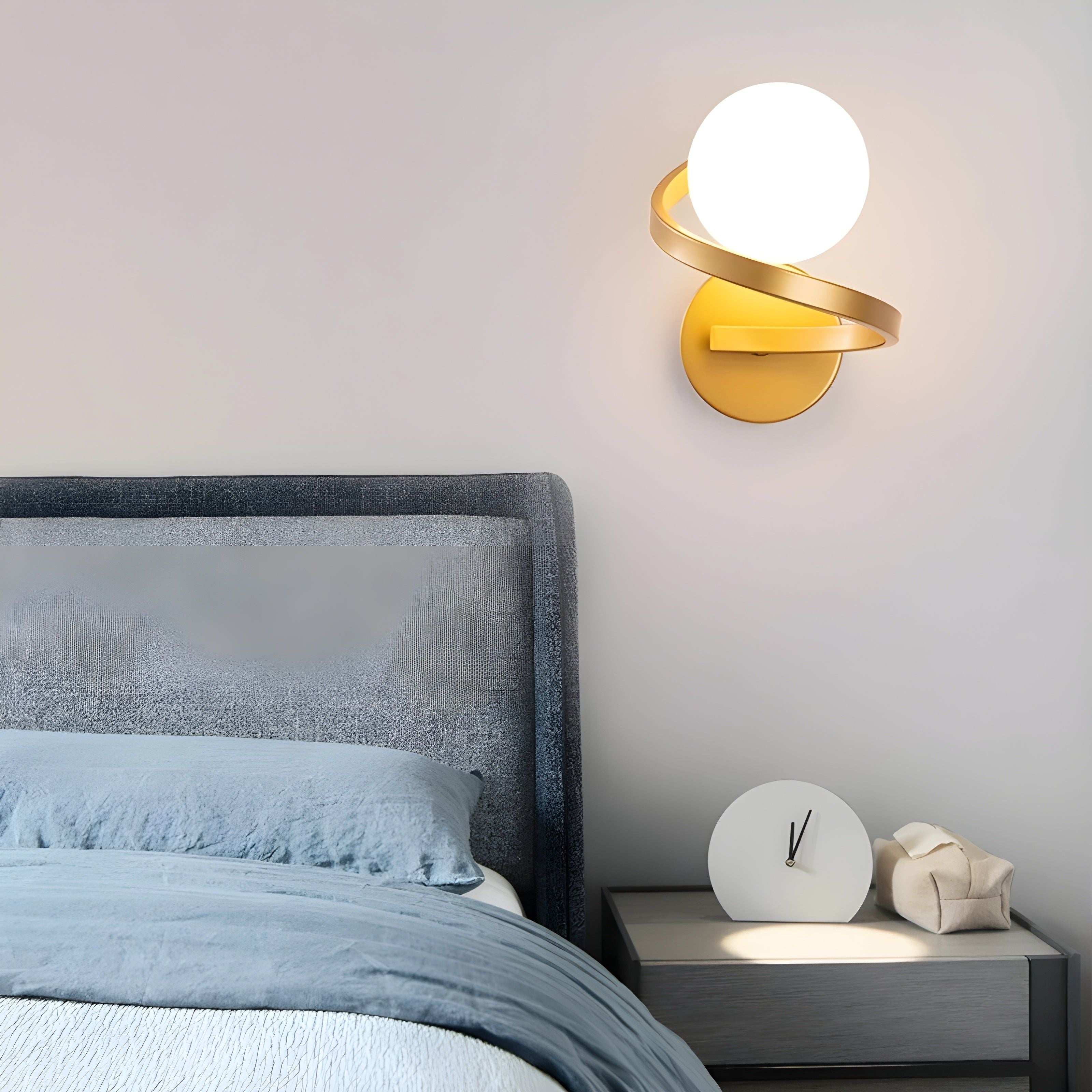 NordicLuxe Wall Light – Moderne Spiral-Wandleuchte für Ihr Zuhause