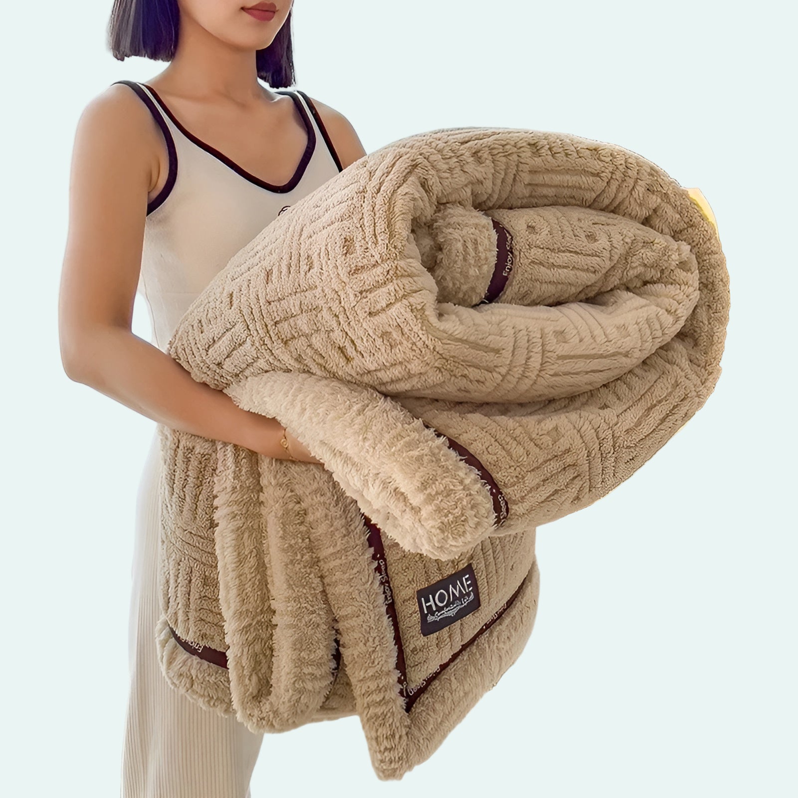 Flauschige Fleece-Decke – Weich und Atmungsaktiv | Warmes Plaid für Sofa und Bett