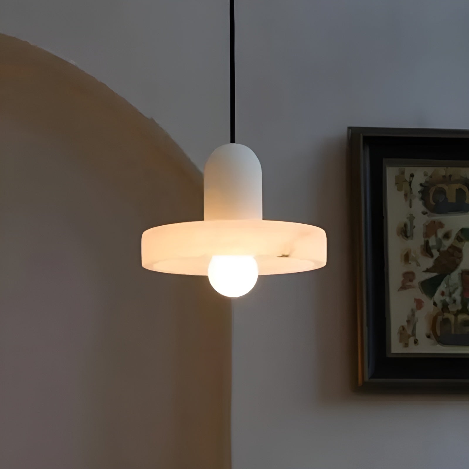 Kupfer-Marmor-Pendelleuchte – modernes und stilvolles Design | Perfekt für Schlafzimmer und Esszimmer