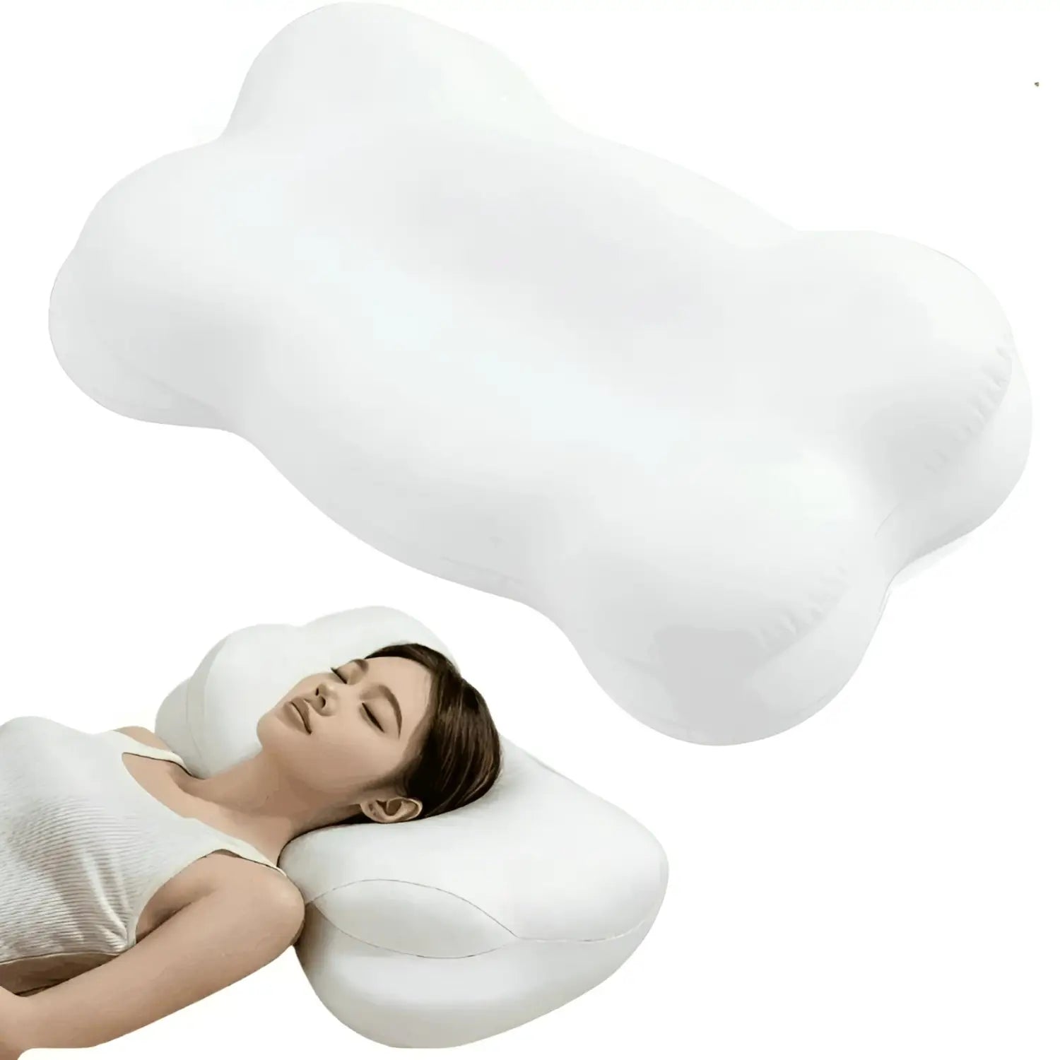 Orthopädisches Nackenstützkissen – Ergonomisch und Druckentlastend | Memory-Schaum für Nacken und Schultern