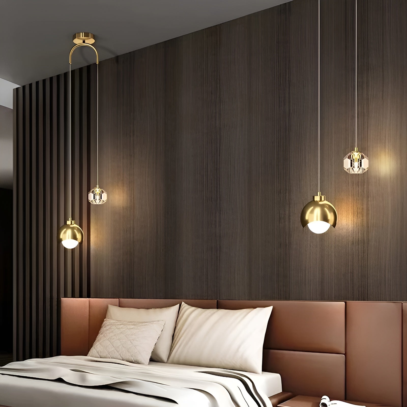 Kristall-Pendelleuchte – Elegantes Design im Skandinavischen Stil | Perfekt für Schlafzimmer, Wohnzimmer & Esstisch