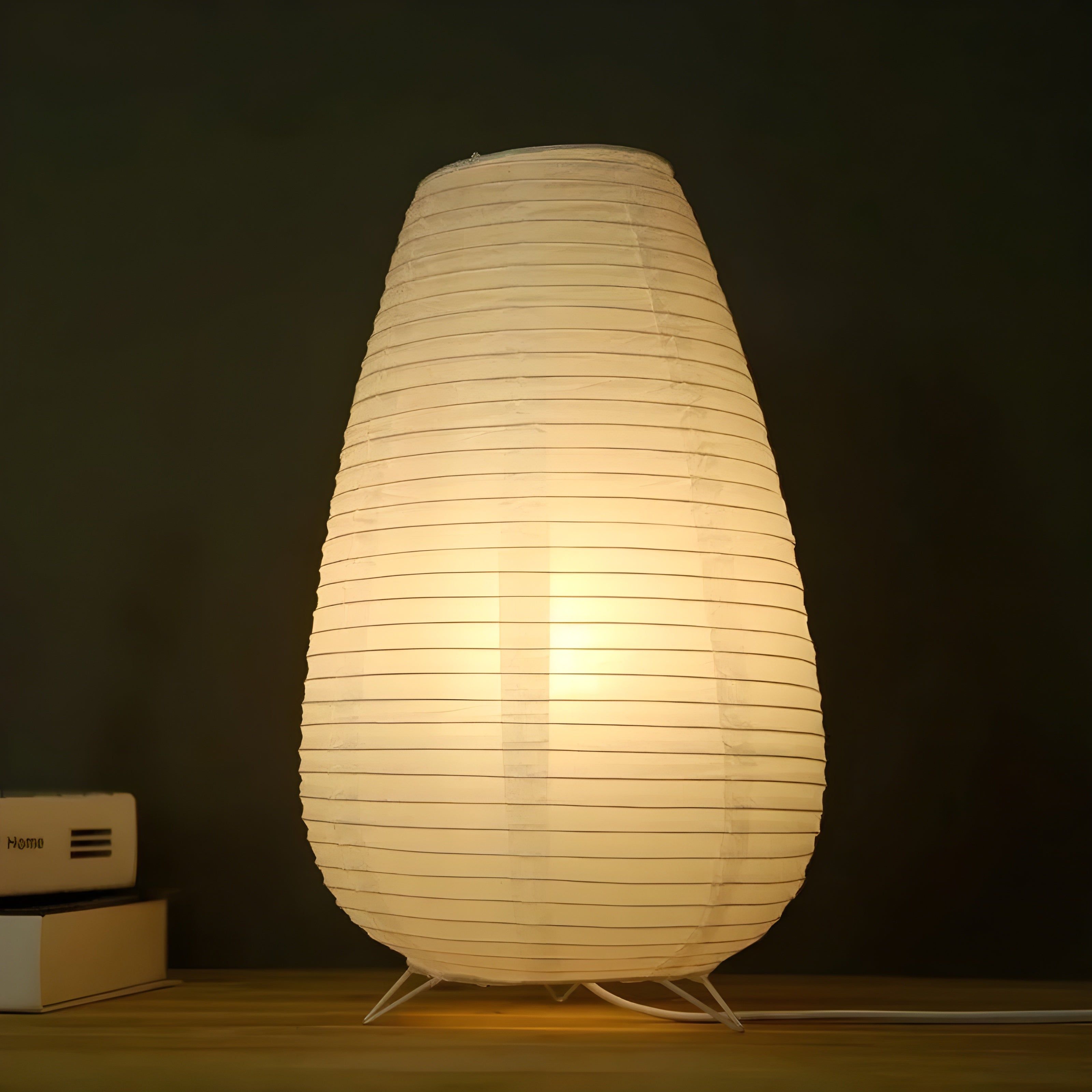 PaperGlow Lamp - Moderne Wabi-Sabi Japanische Steh-Tischlampe