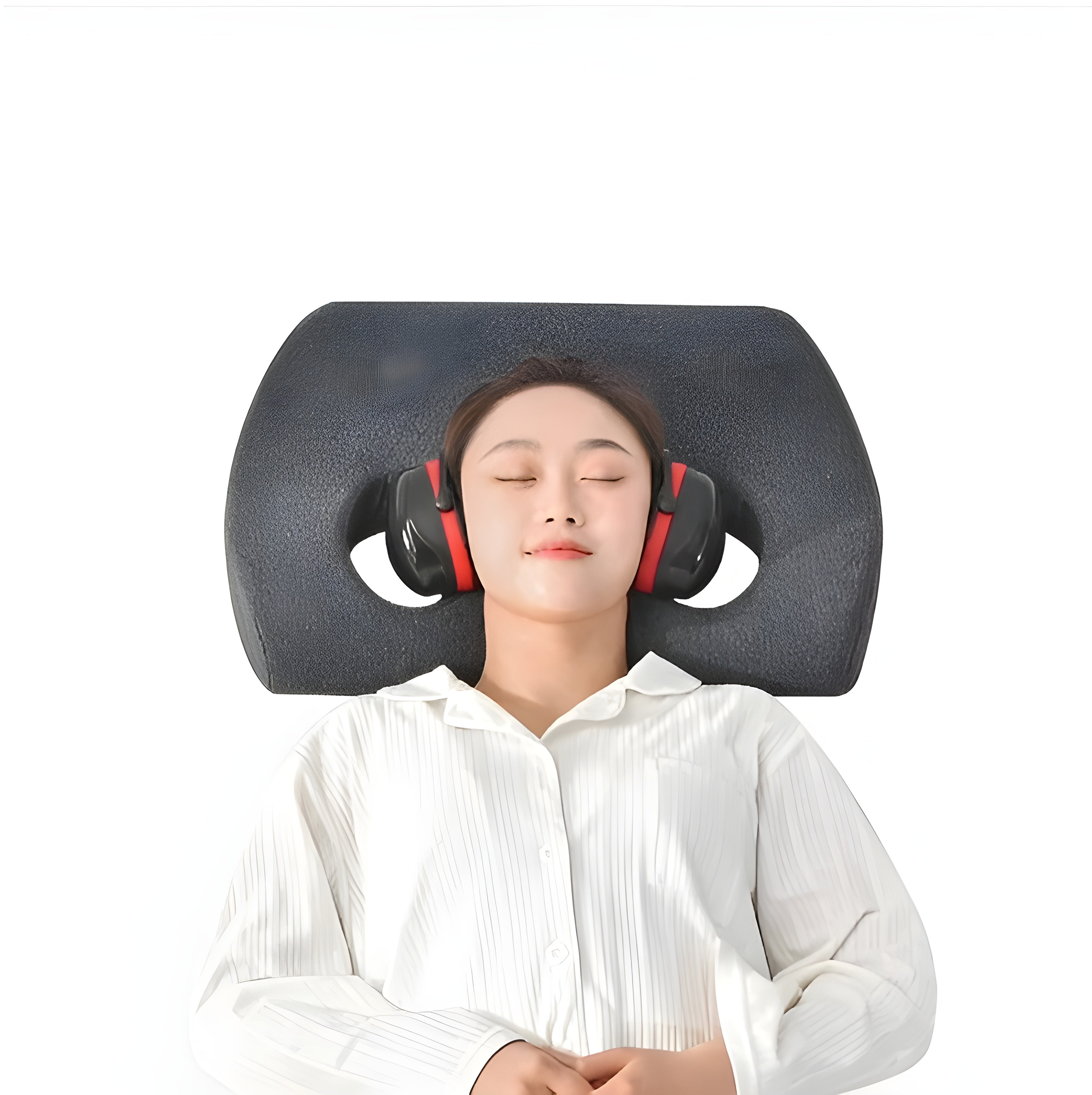 Anti-Schnarch-Kissen aus Memory-Schaumstoff  – Ergonomisch und atmungsaktiv | Orthopädisch, waschbar, stützt Nacken und Schultern