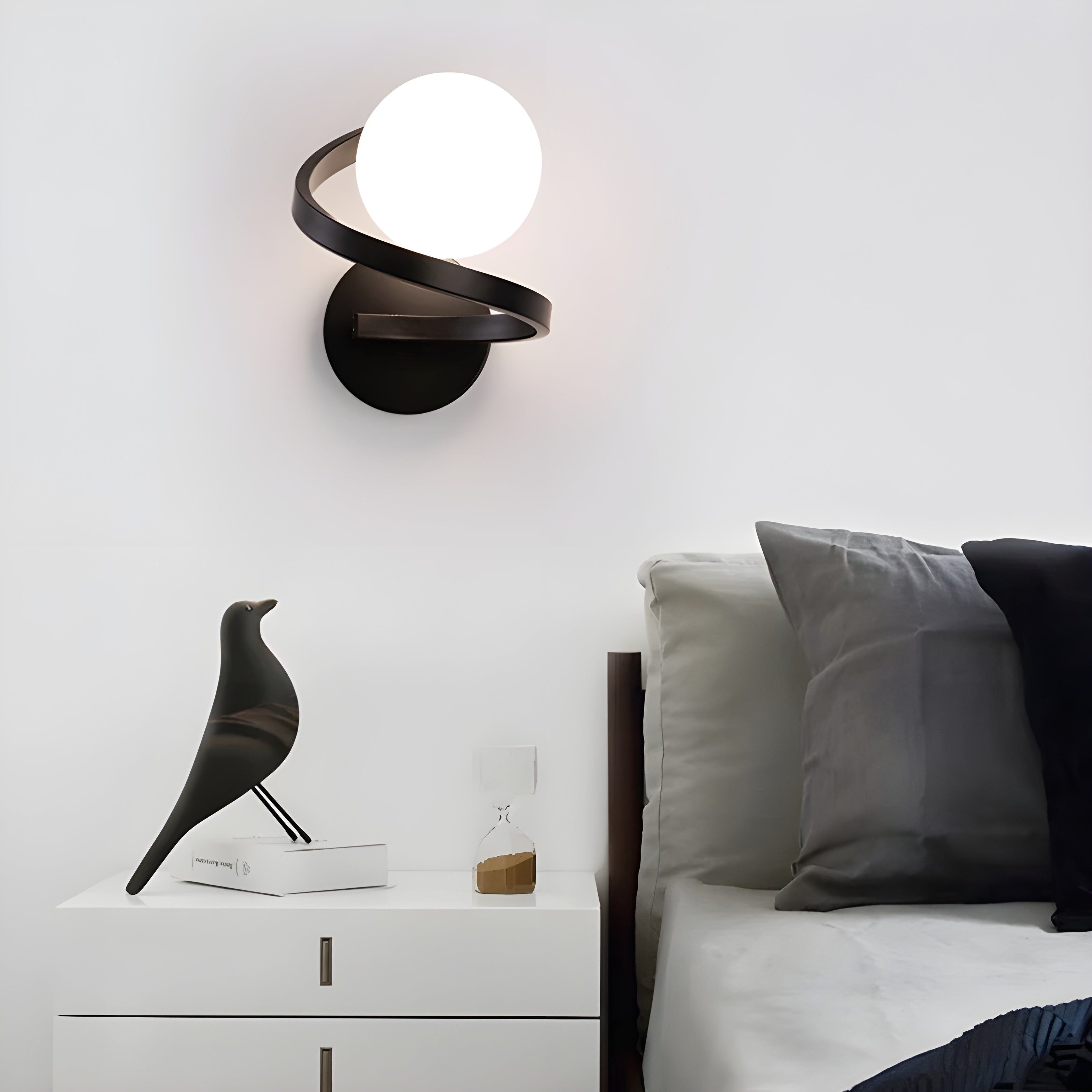 NordicLuxe Wall Light – Moderne Spiral-Wandleuchte für Ihr Zuhause