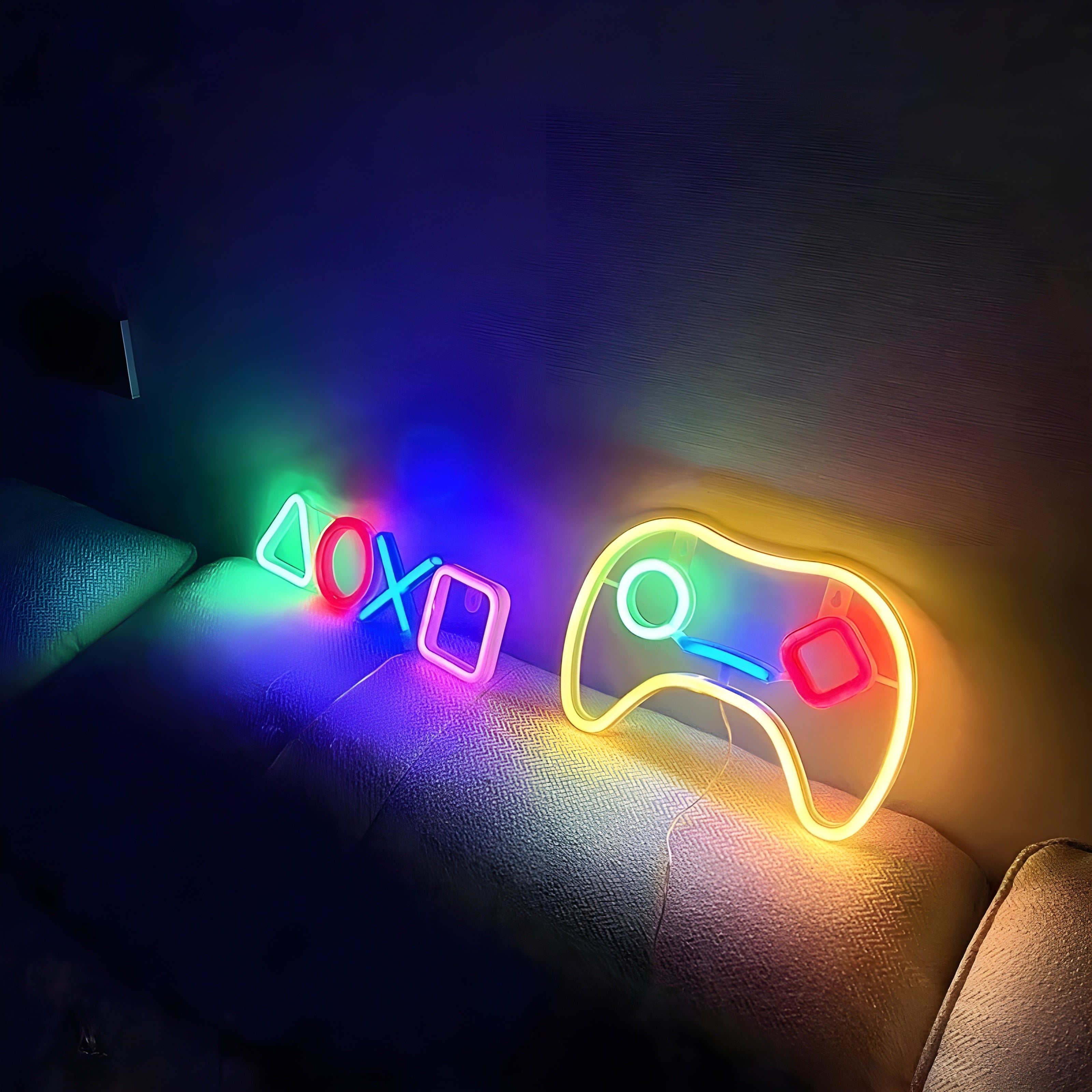 NeonGamer Light - Dekoratives USB-betriebenes LED-Neon-Wandleuchtschild